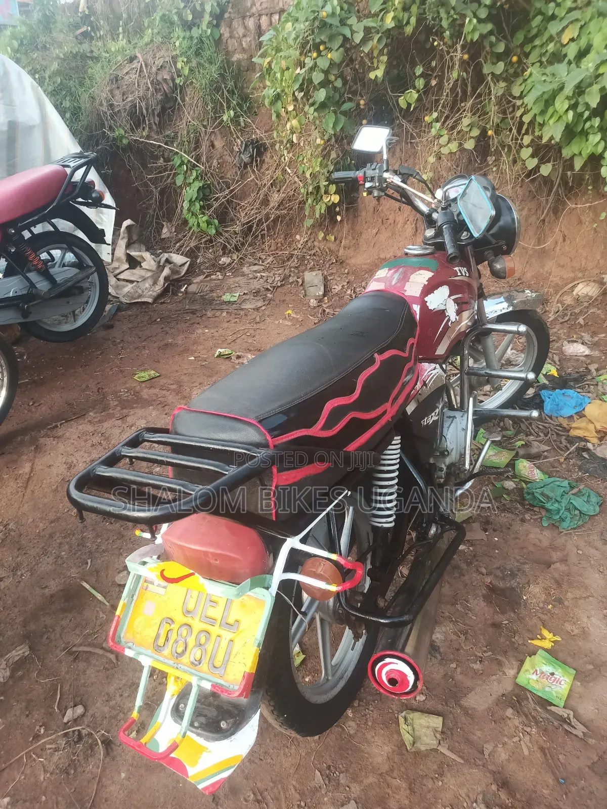 TVS XL 100 2017 Red