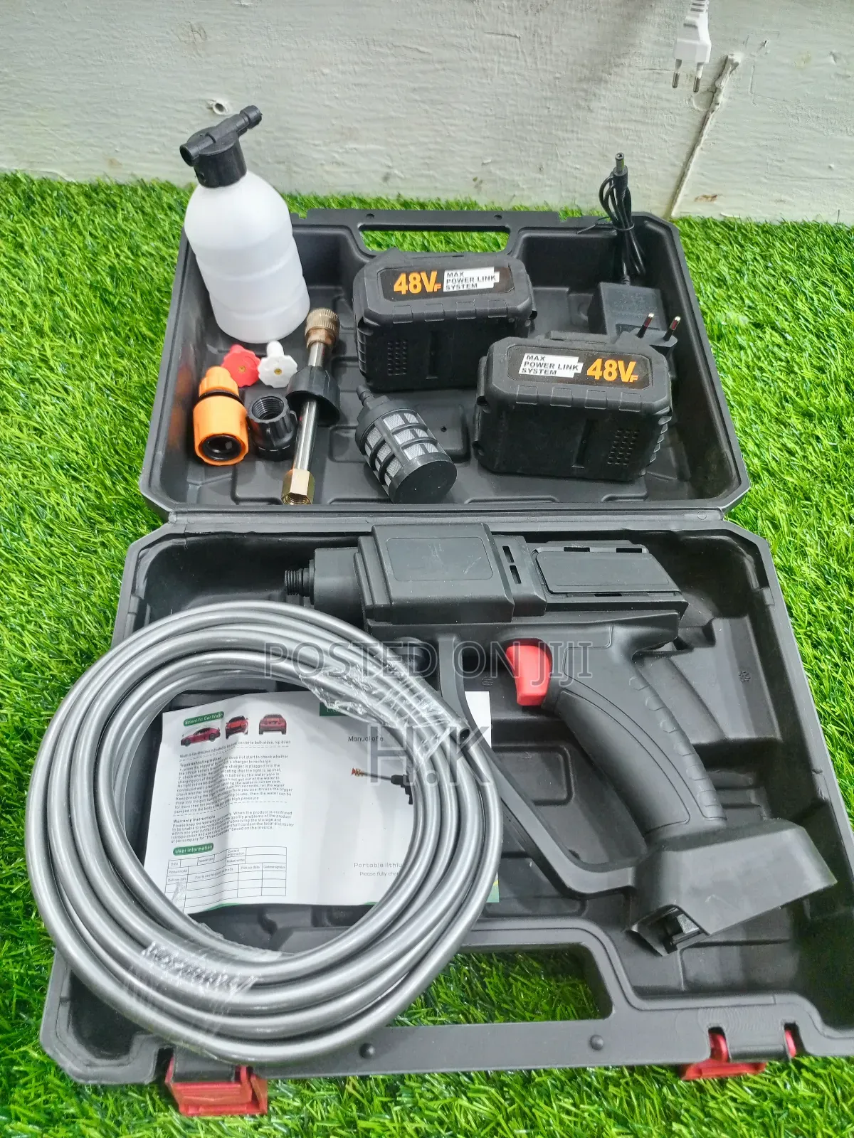 Portable, Cordless High-Pressure Car Washer