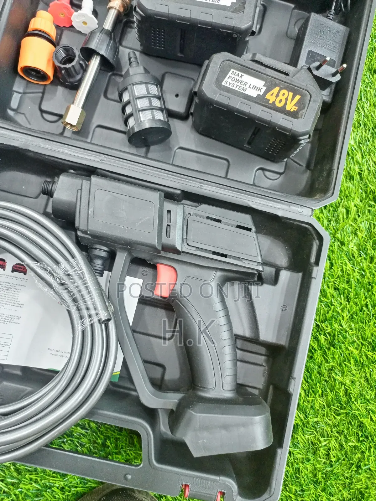 Portable, Cordless High-Pressure Car Washer