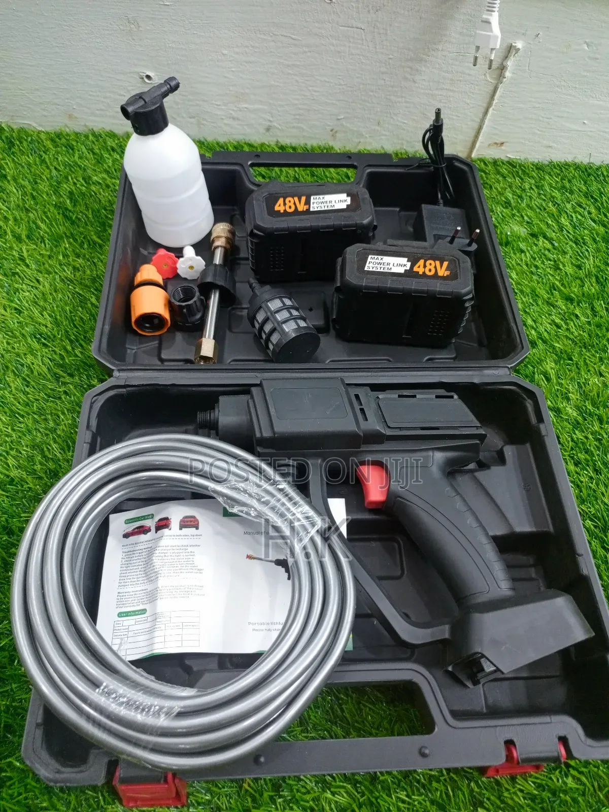 Portable, Cordless High-Pressure Car Washer