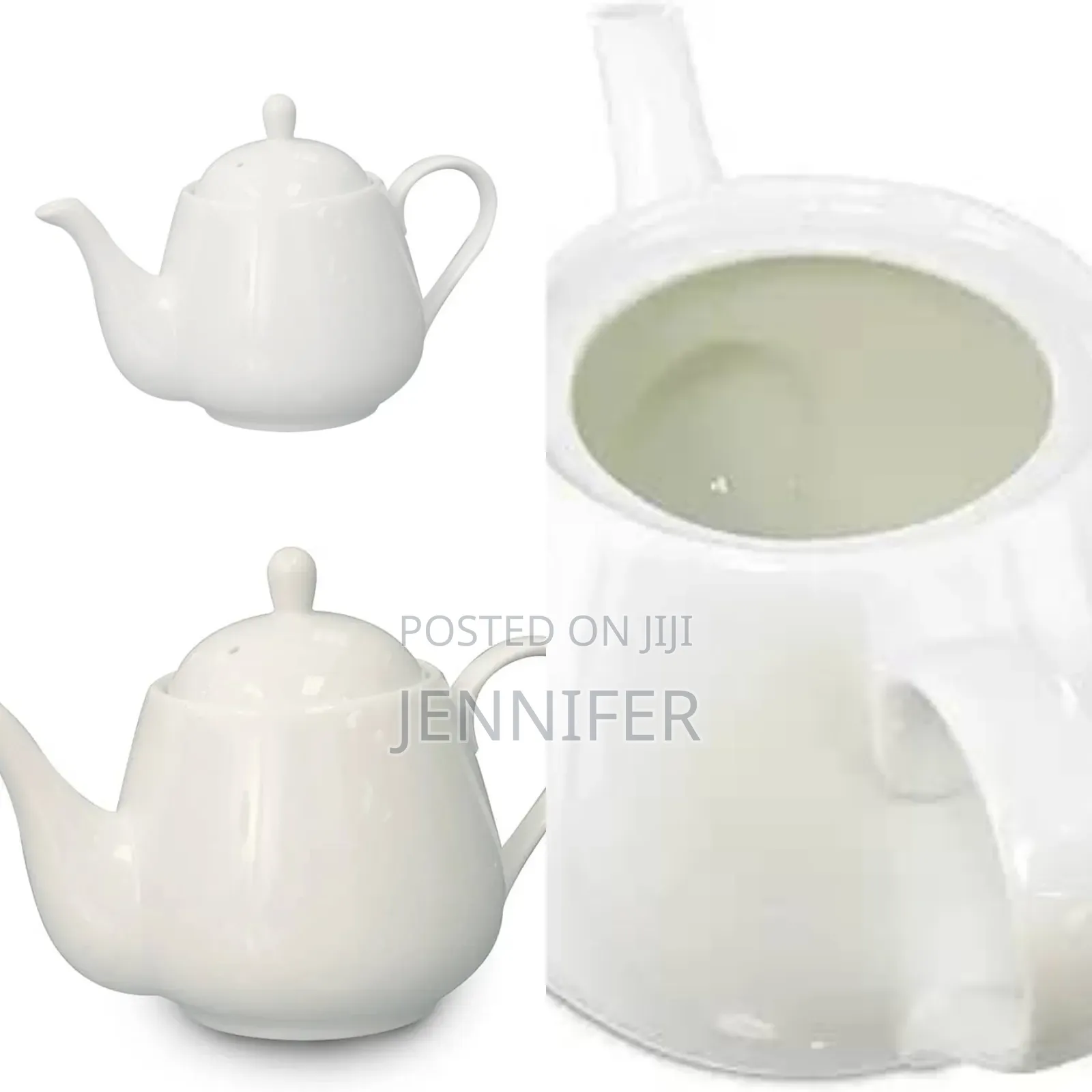 English Porcelain 2 Cups Tea Pot