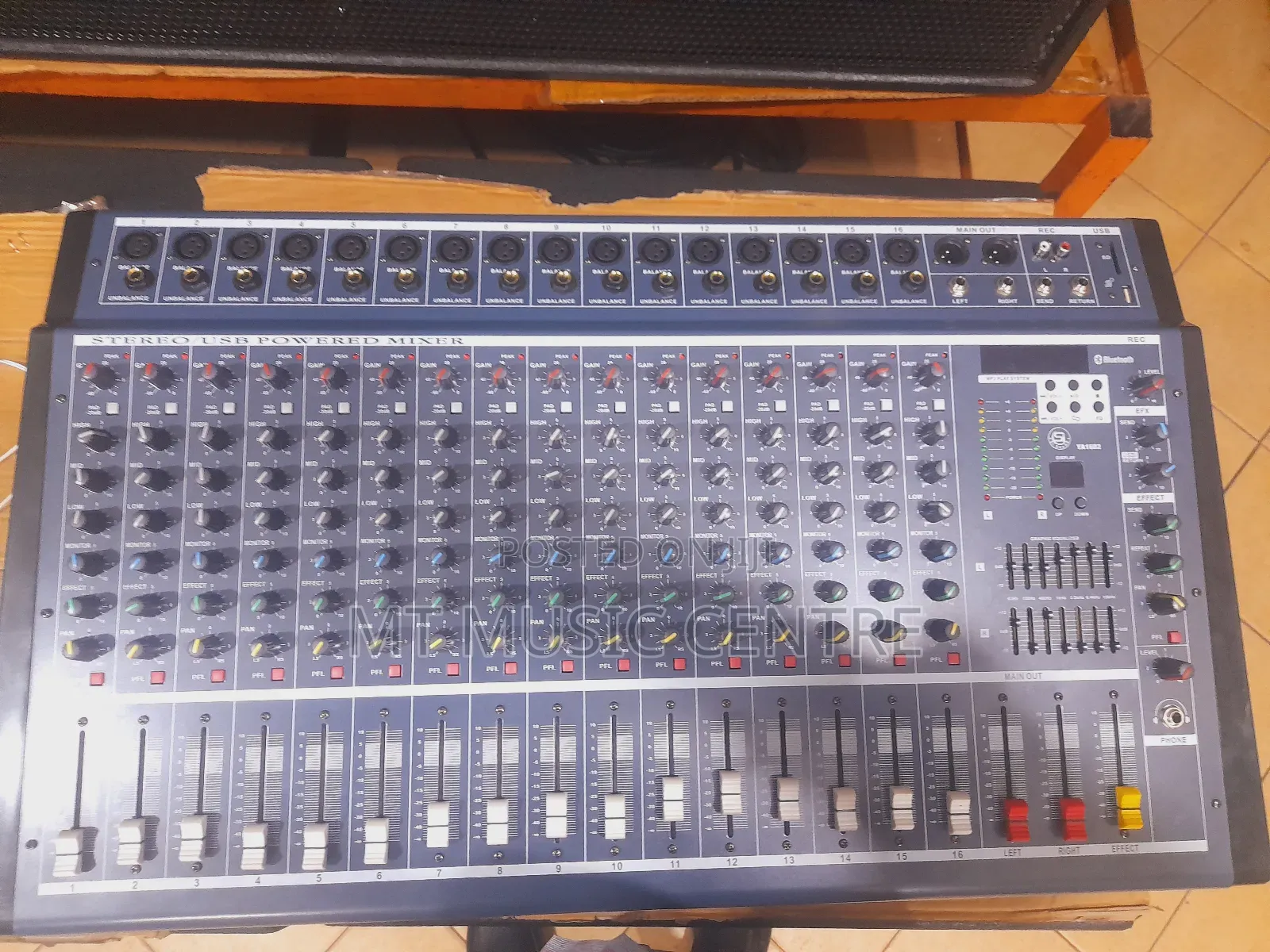 16 Channel Amplifier Mixer