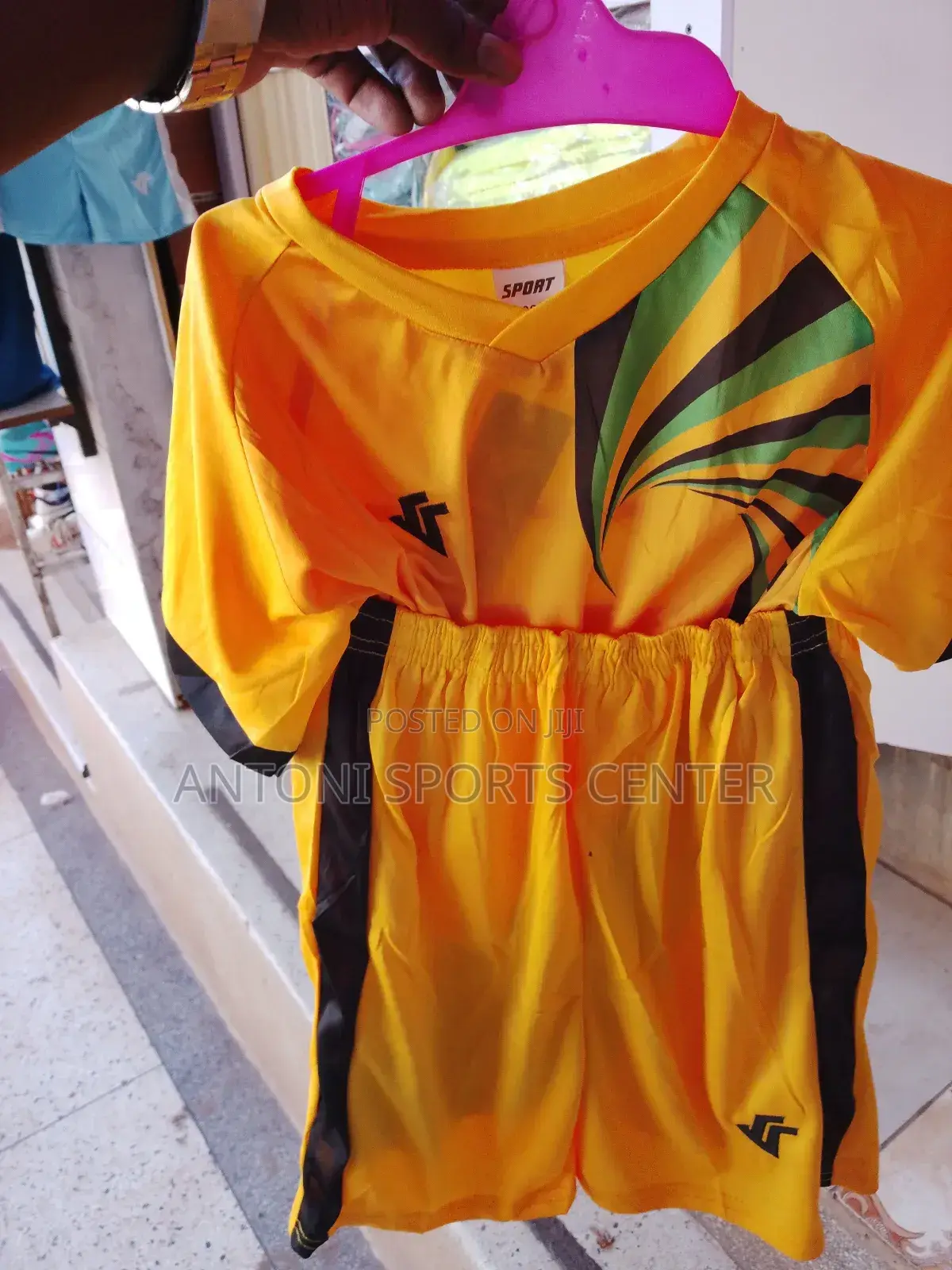 Yellow Plain Jerseys for Kids