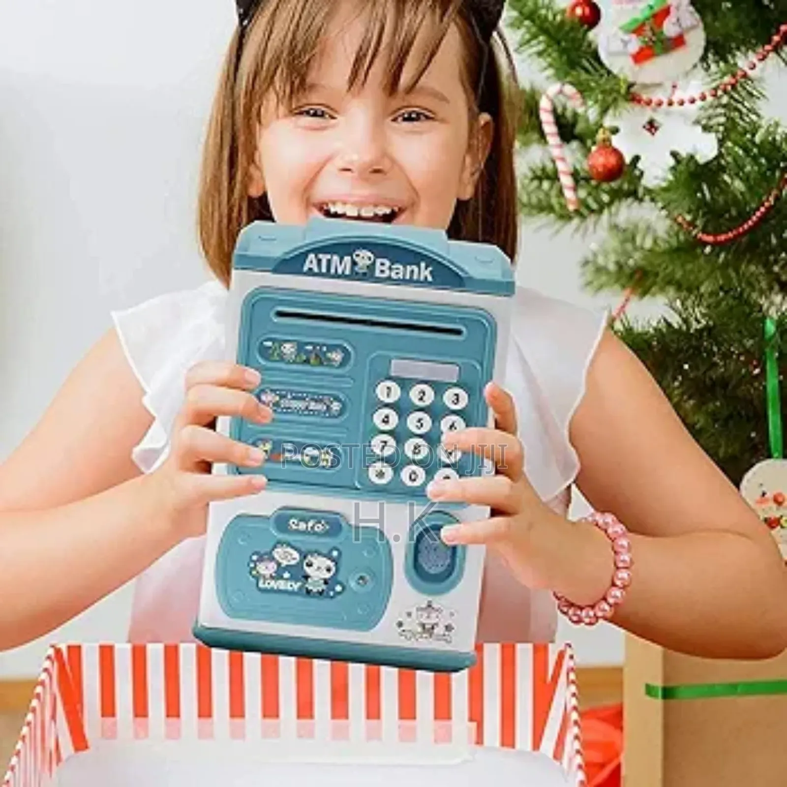 Lovely Safe Saving Box Fingerprint Piggy Bank