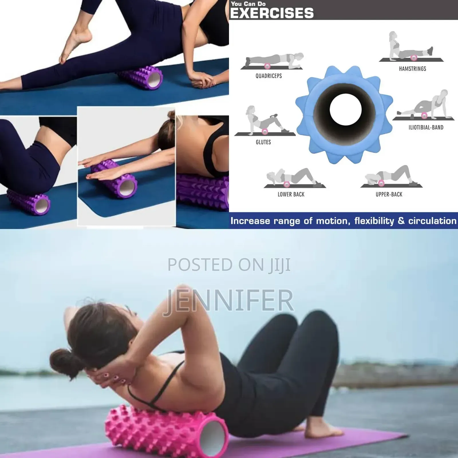 Super Quality Yoga Foam Roller Exercise Back Muscle