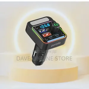 Porodo Quick-Charge Fm Car Charger Pd 36w - Black