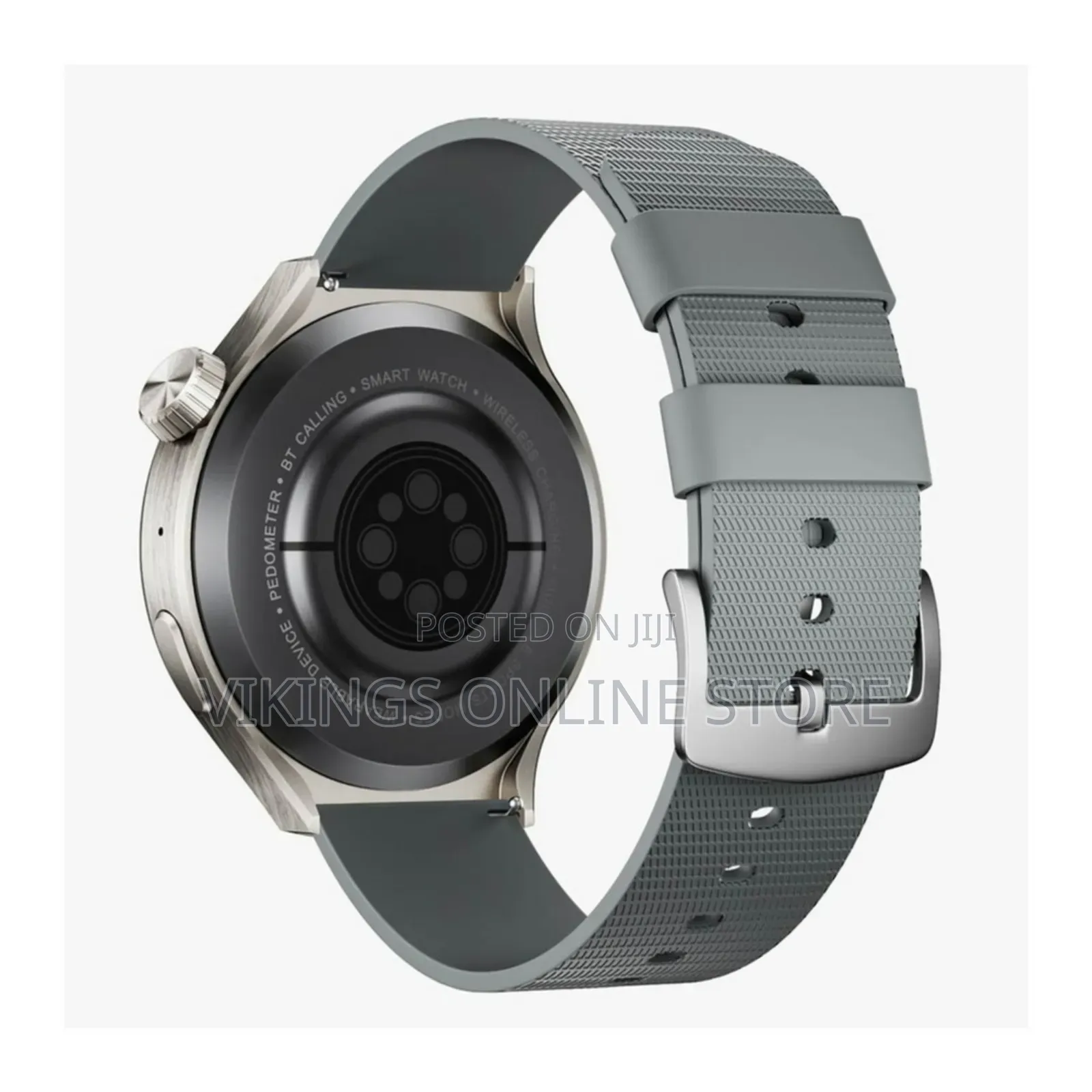 Porodo Smartwatch Sfera Round Titanium Extra Orange Band,