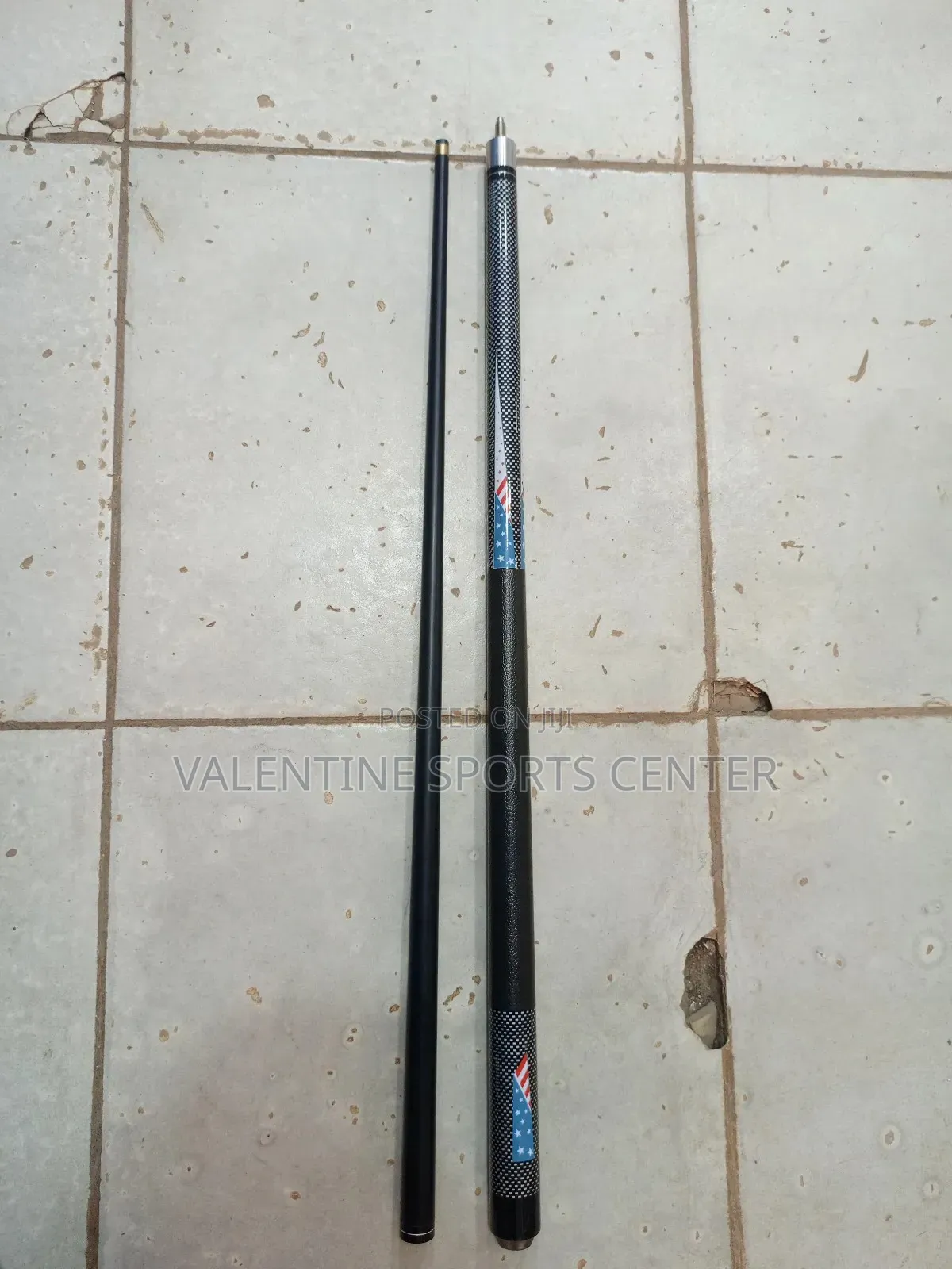 Black Cue Stick 2 in One Joined Original Material