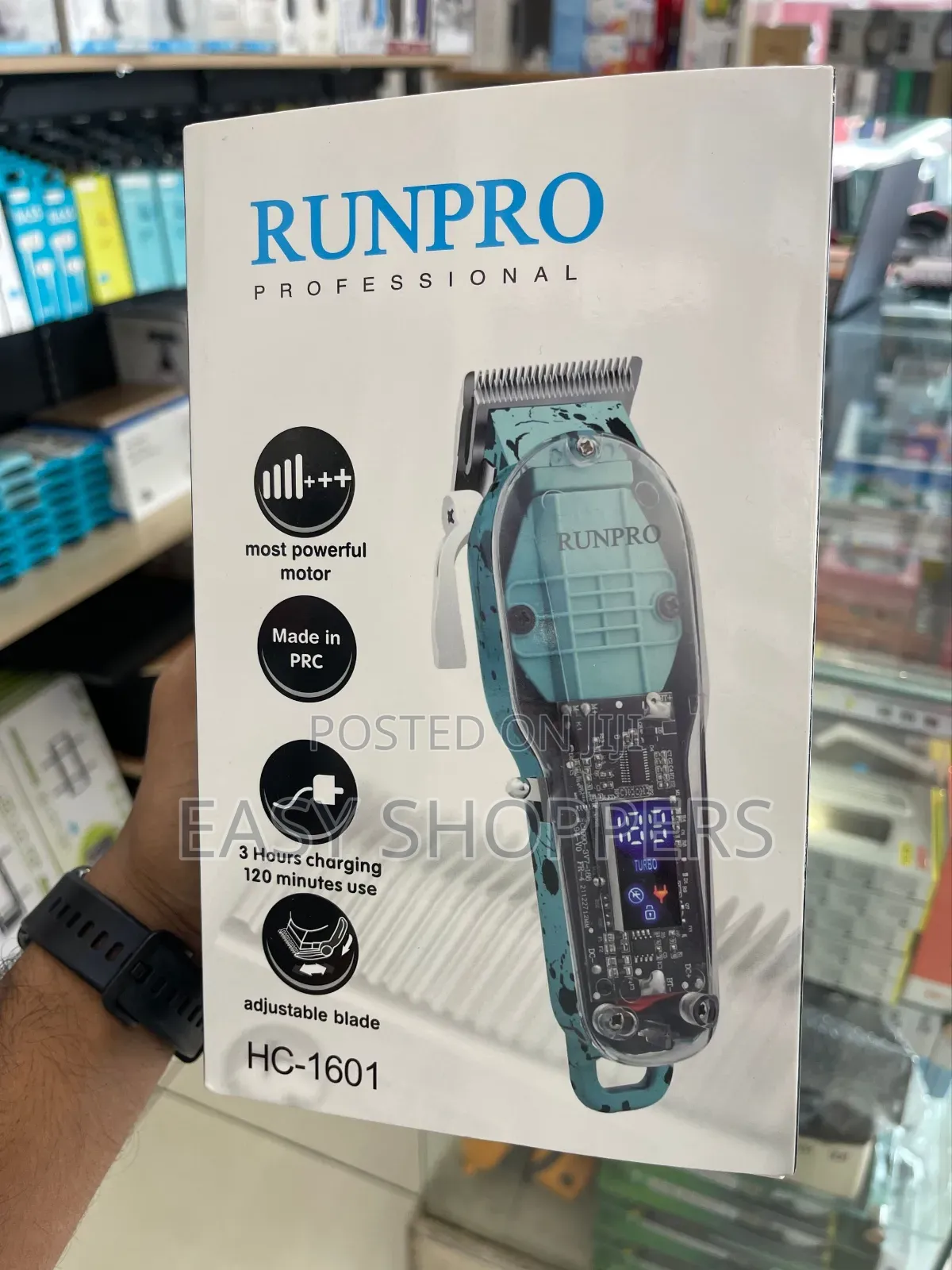Runpro Professional Hc-1601 Hair Clipper Rechargeable