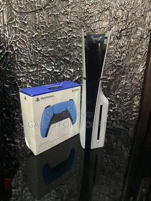 Ps5 Console Slim Edition Disc Blue Controller