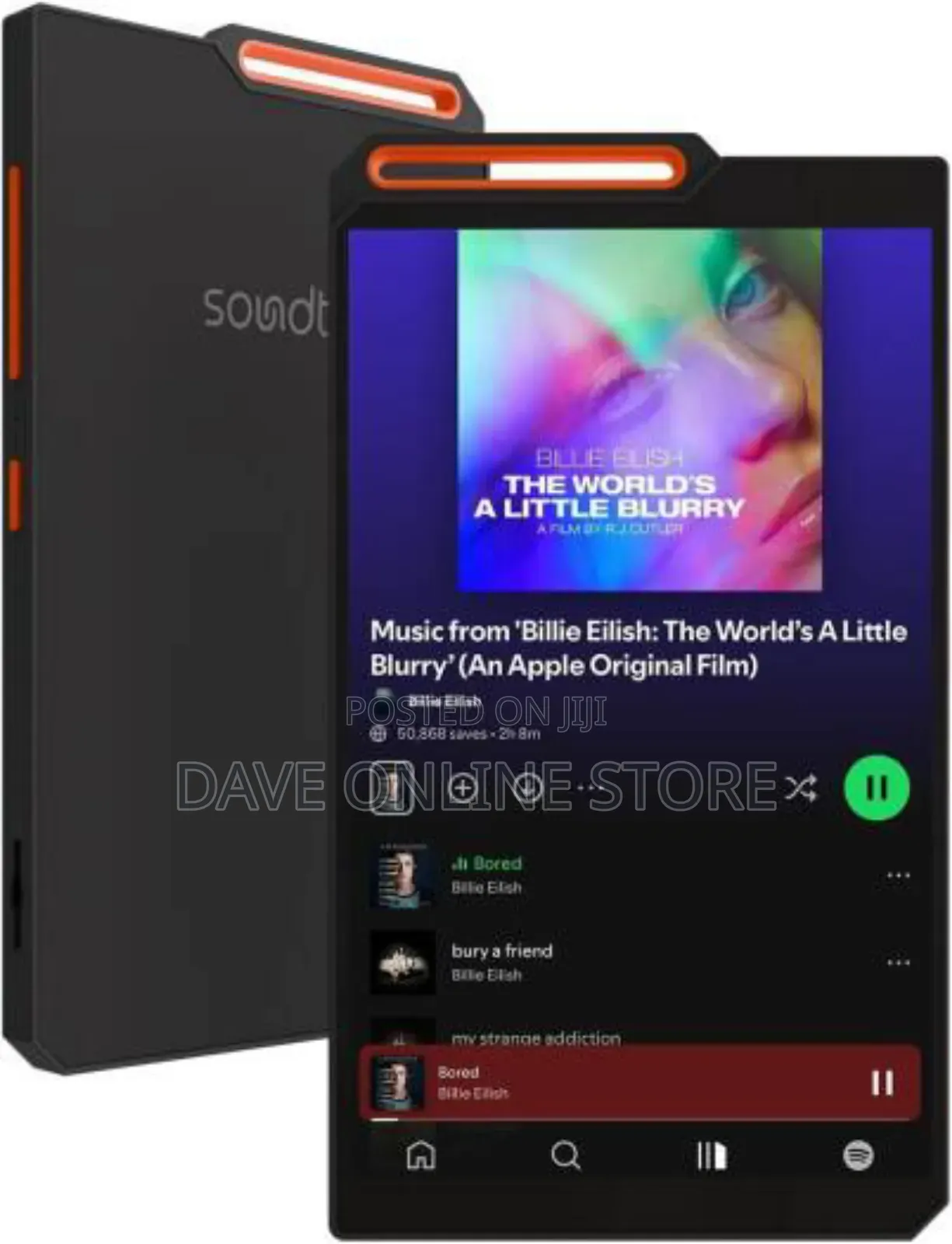 Porodo Soundtec Pod Pro Android Music Player 4" - Black