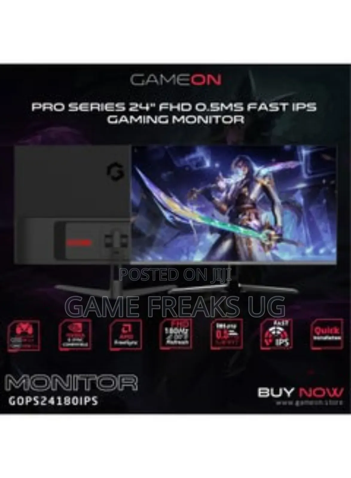 Dead Skull Gaming Monitor 24 Inche