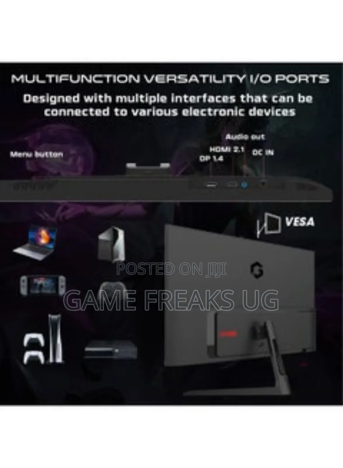 Dead Skull Gaming Monitor 24 Inche