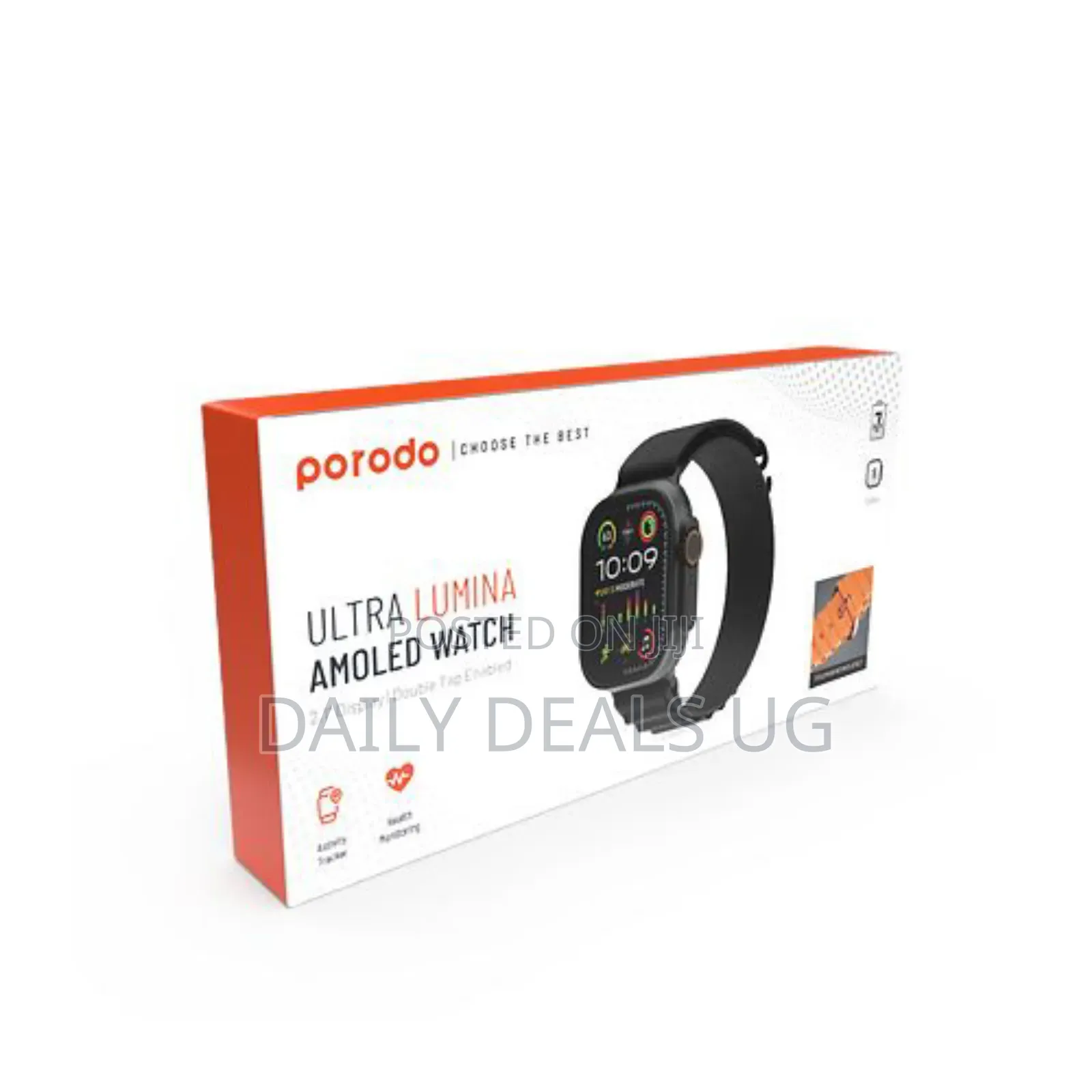 Porodo Ultra Lumina Amoled Watch 2.1 Display - Multicolor
