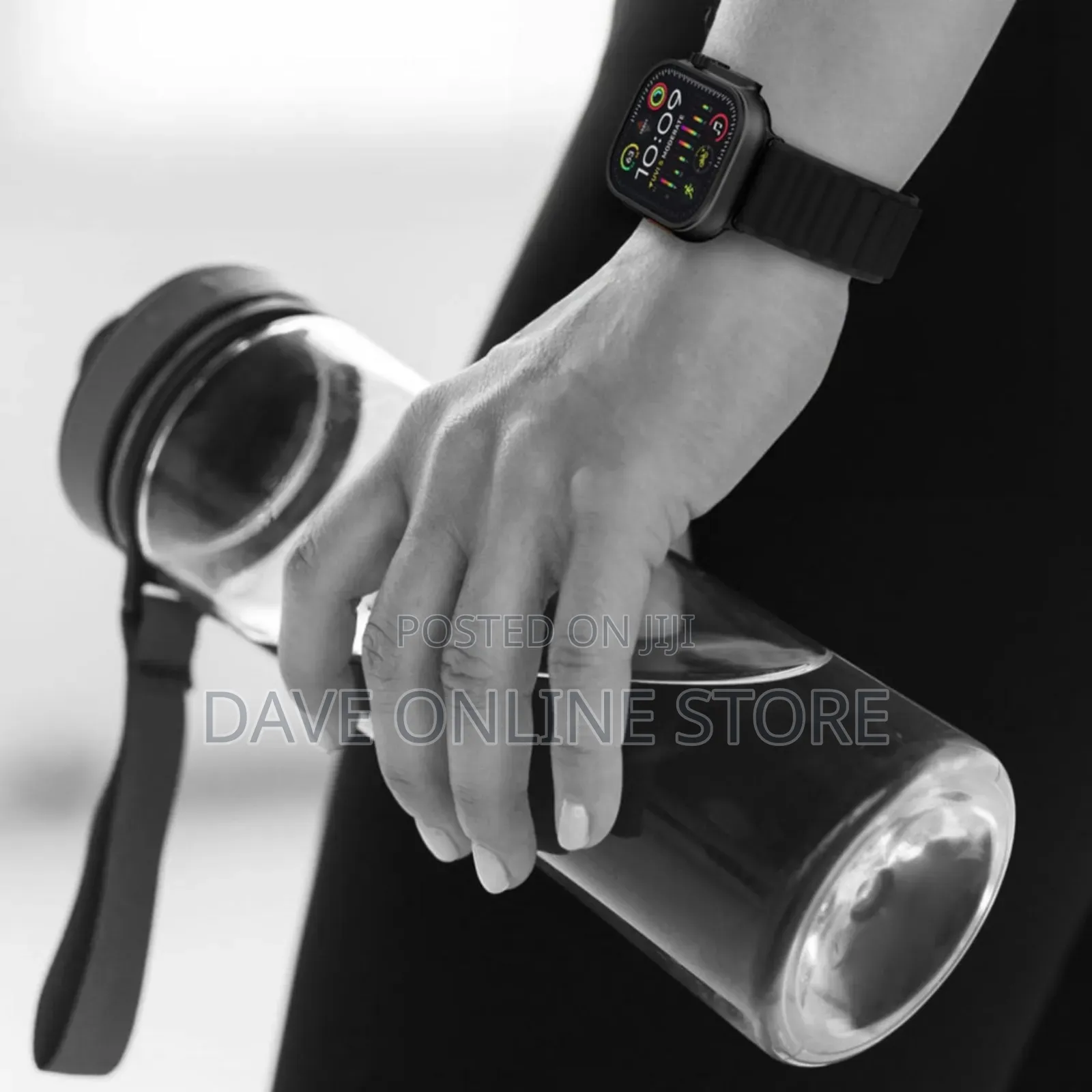 Porodo Smart Watch Amoled Ultra Lumina W/ 1*- Black Strap