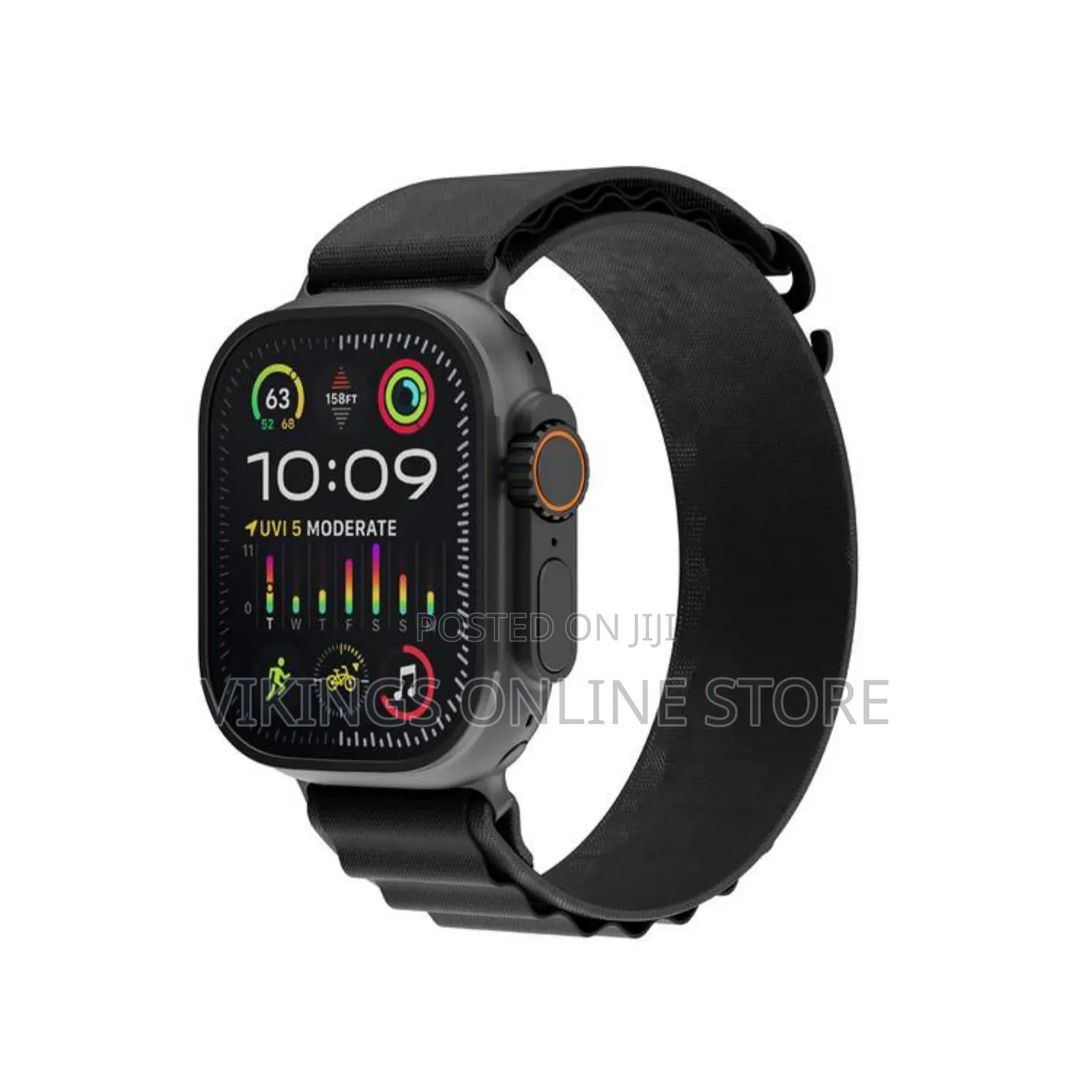 Porodo Ultra Lumina Smartwatch With 320mah Battery - Black