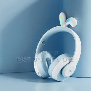 Porodo Soundtec Kids Wireless Headphone Rabbit Ears Lights