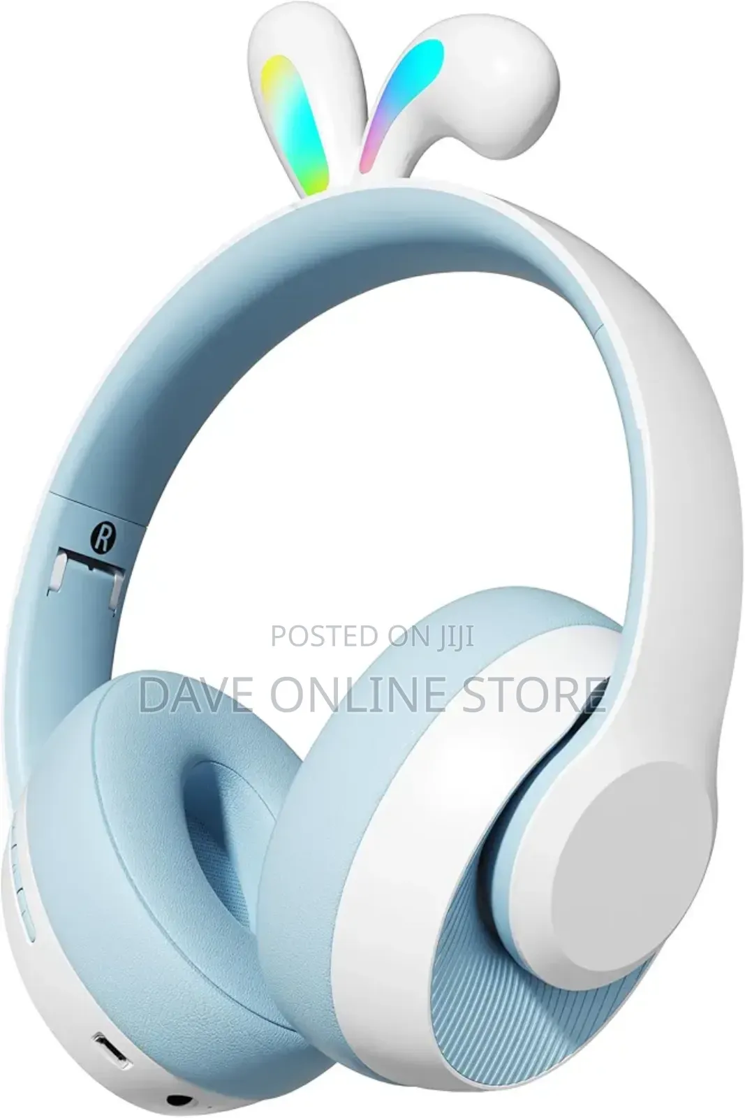 Porodo Soundtec Kids Wireless Headphone Rabbit Ears Lights