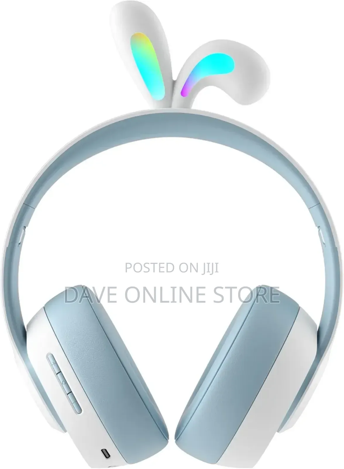 Porodo Soundtec Kids Wireless Headphone Rabbit Ears Lights