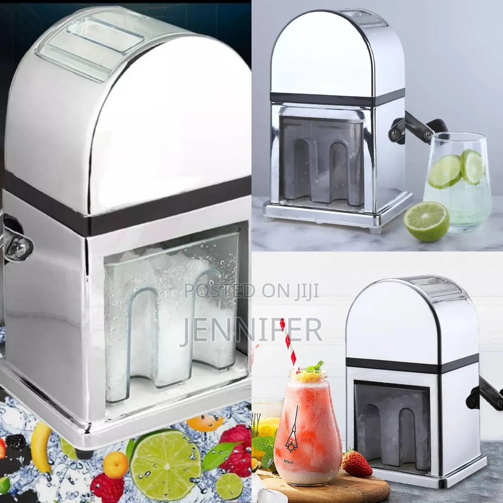 Manual Stainless Steel Ice Crusher