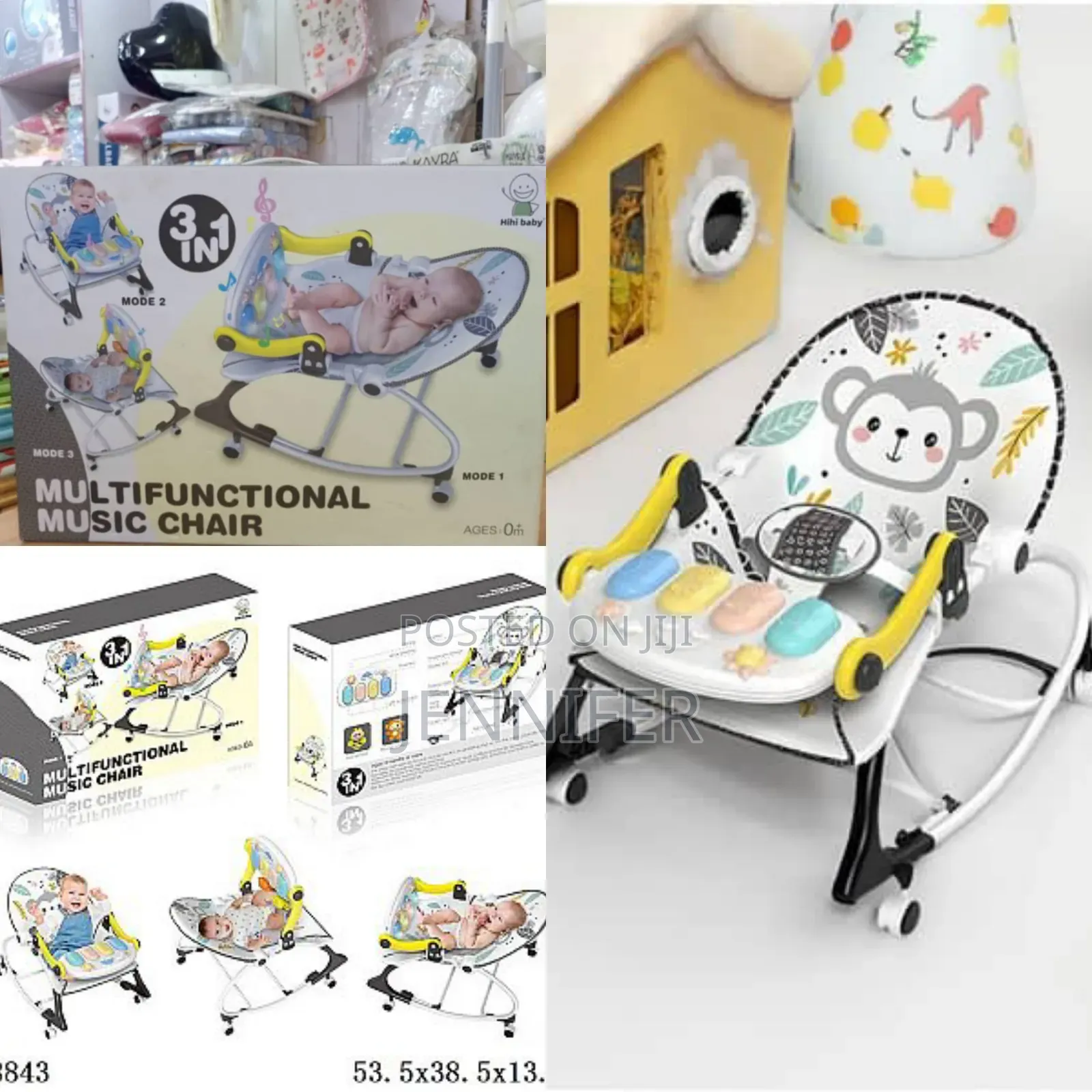 3in1 Multifunction Baby Piano Music Chair