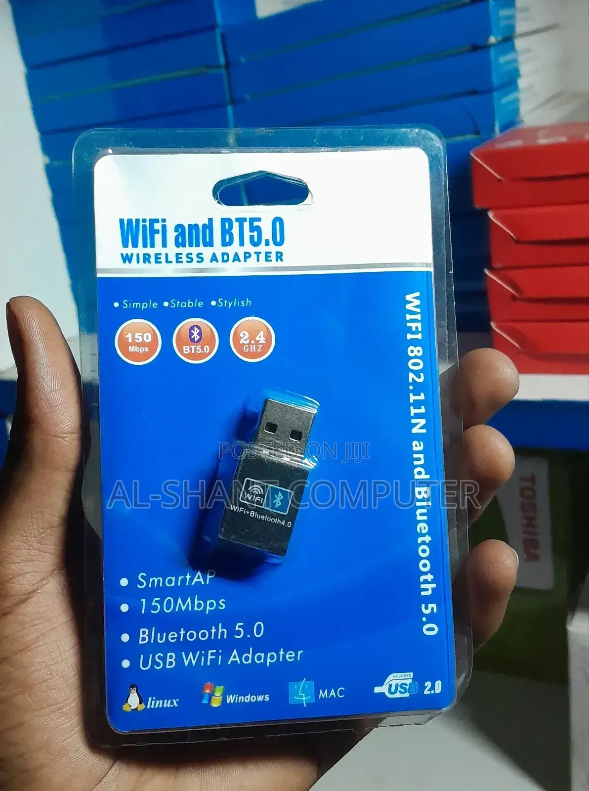 Wireless Wifi and Bluetooth 5.0 Adapter