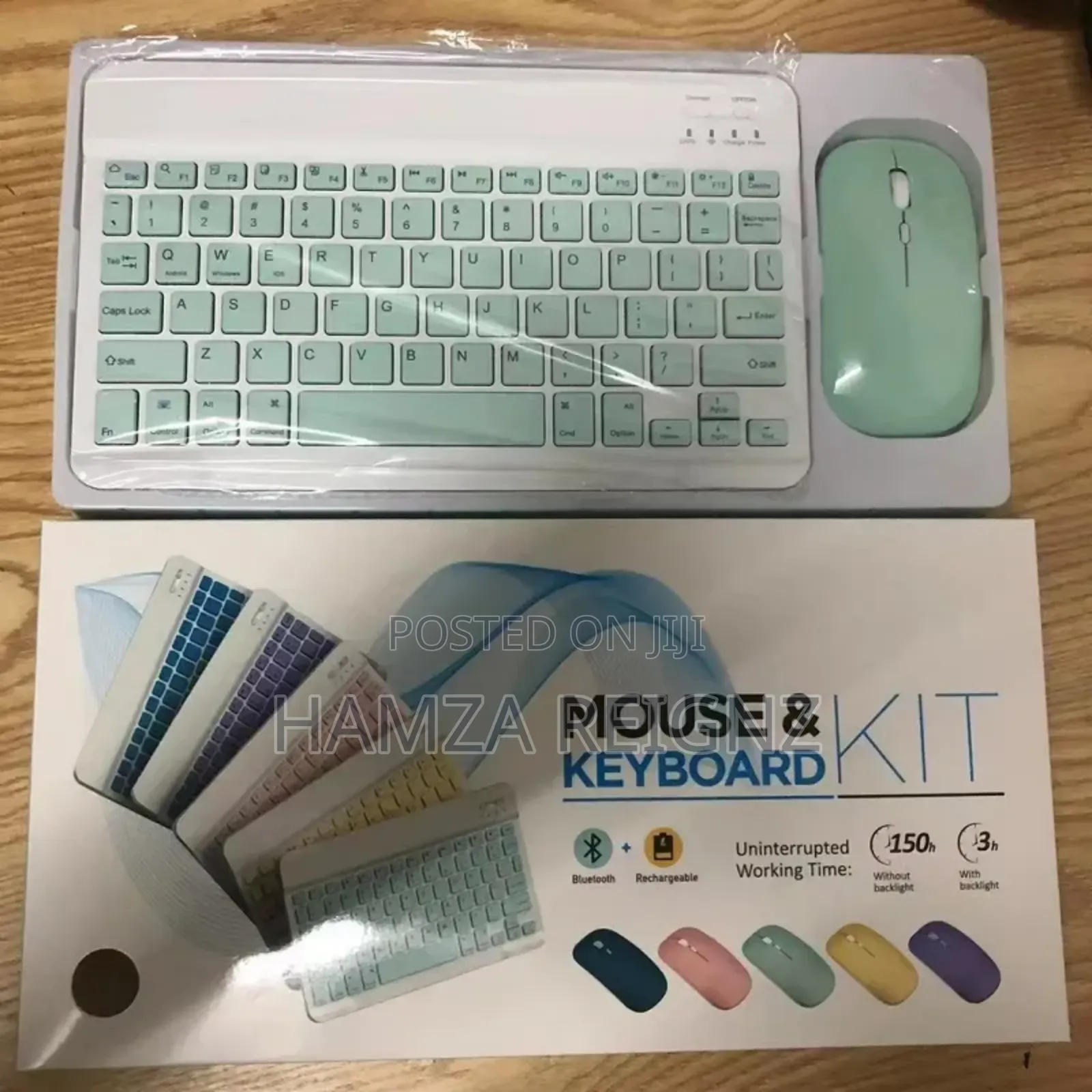 Wireless Keyboard and Mouse Bluetooth Combo for iPad,
