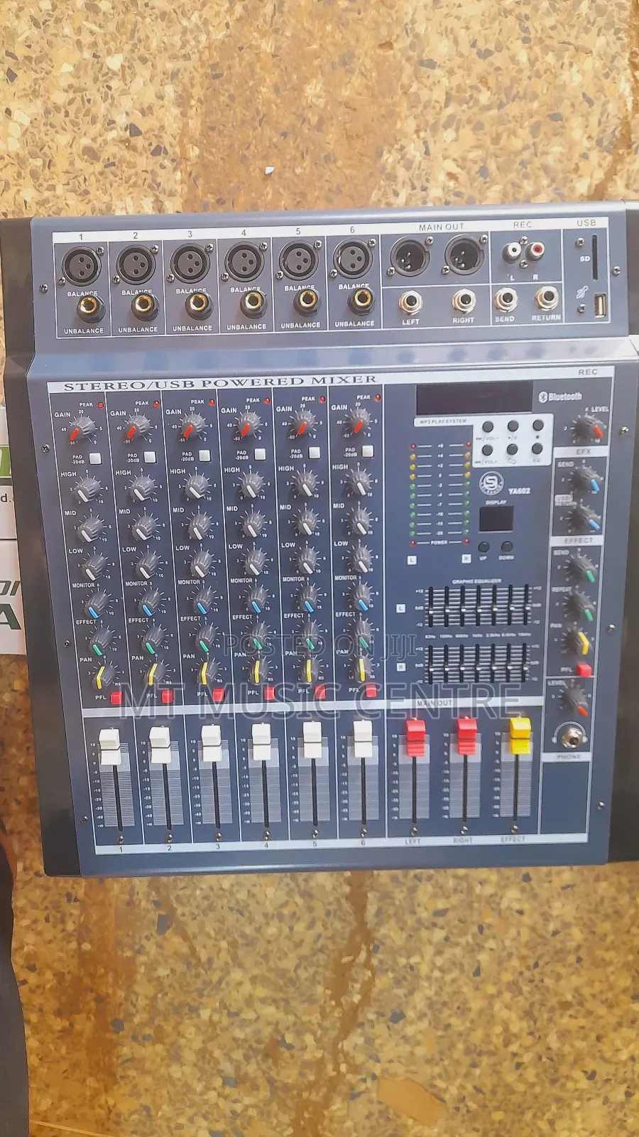 Amplified Mixer 6 Channel / Amp Mixer