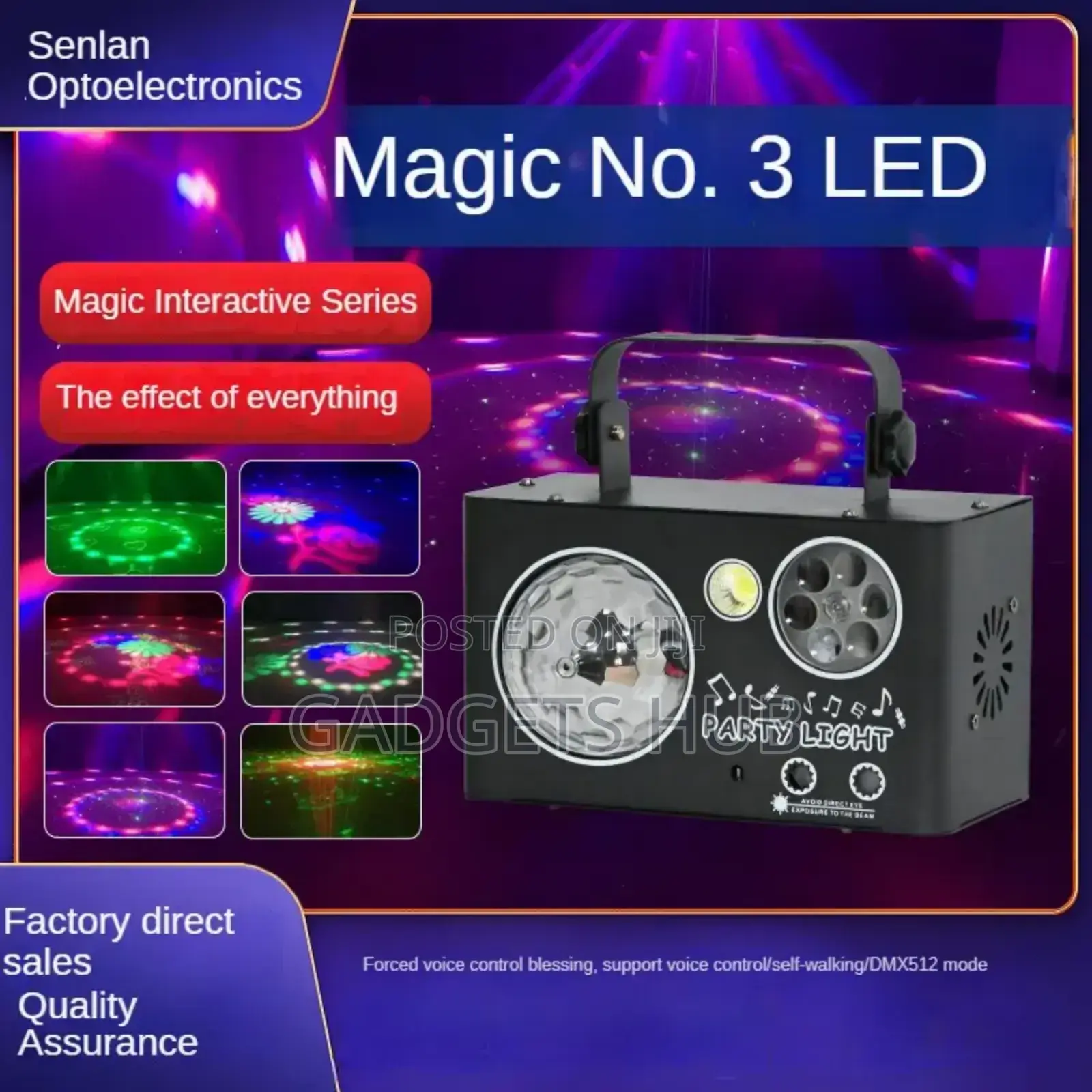Stage Lights
Magic Ball Remote Indoor Effect