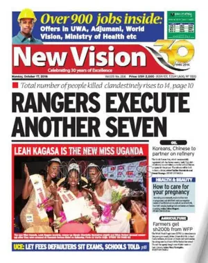 Old Dates Newspapers ,New Vision,Daily Monitor, Bukedde