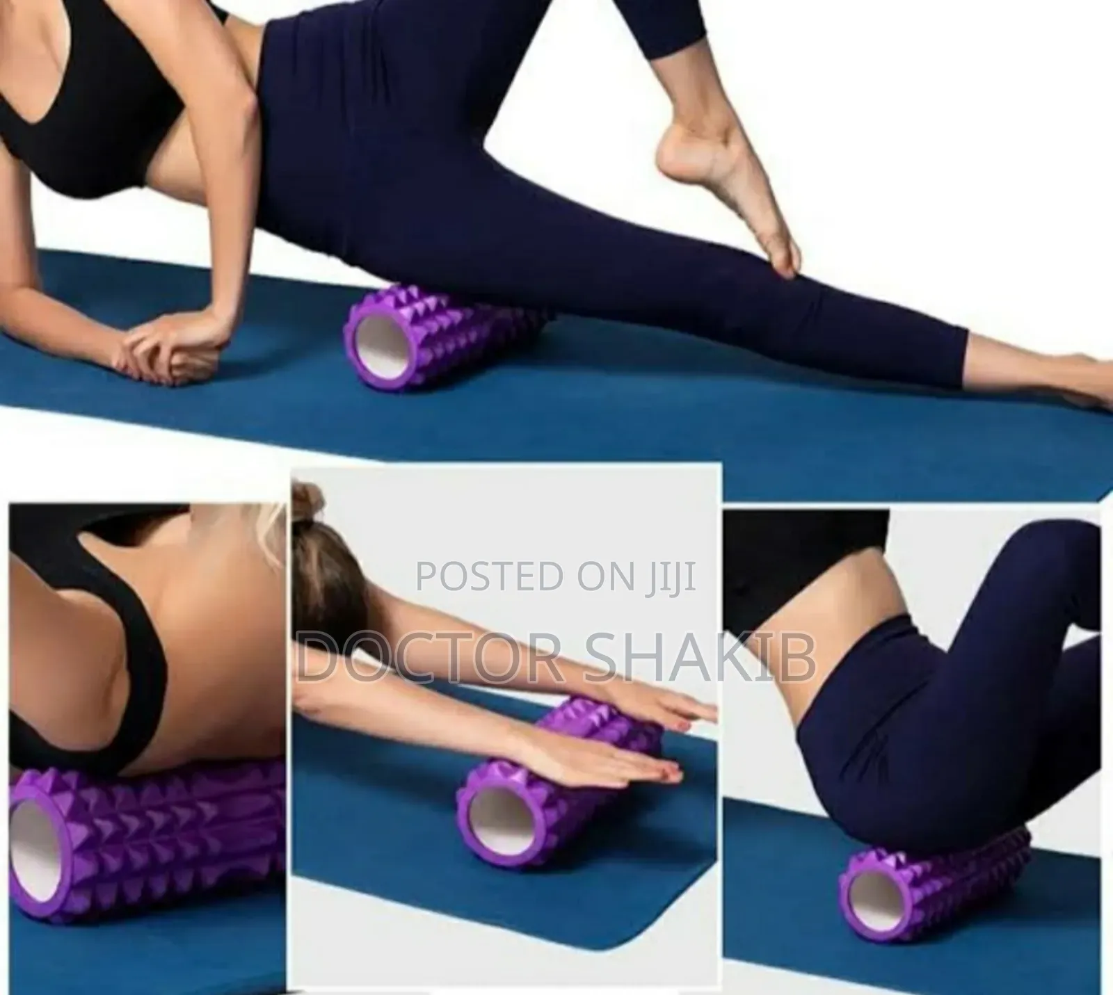 New Super Yoga Foam Roller Exercise Back Muscles