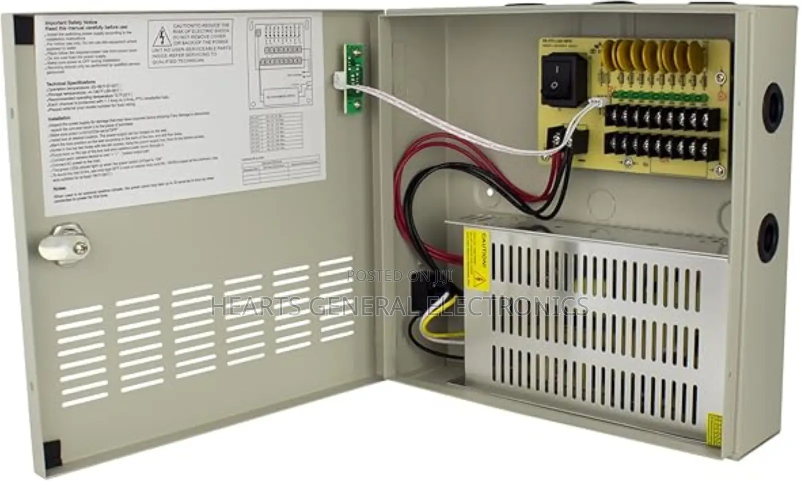 CCTV Power Supply 12v 30amp 18ch
