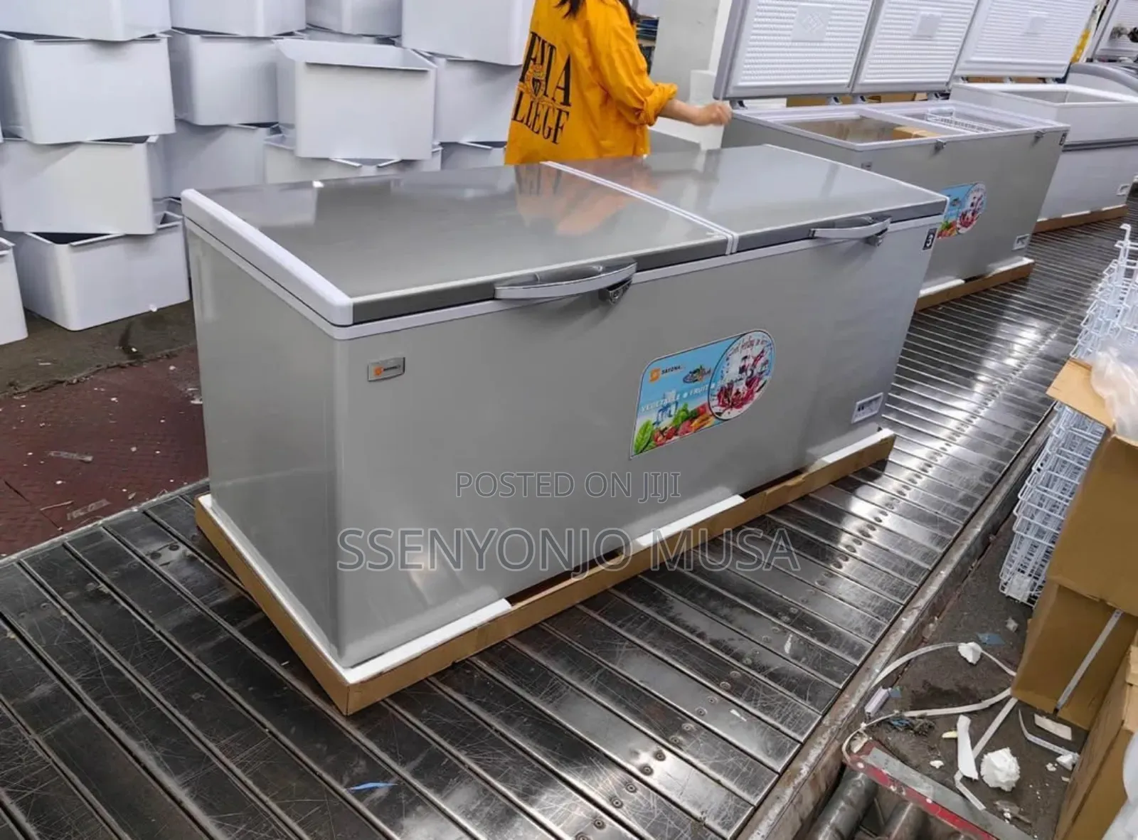 Sayona 650l Double Door Frost-Free Chest Freezer App-6500s