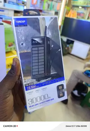 Power Bank. Solar Large Capacity Power Bank