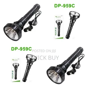 New Dp Led Rechargeable Torch Flashlight