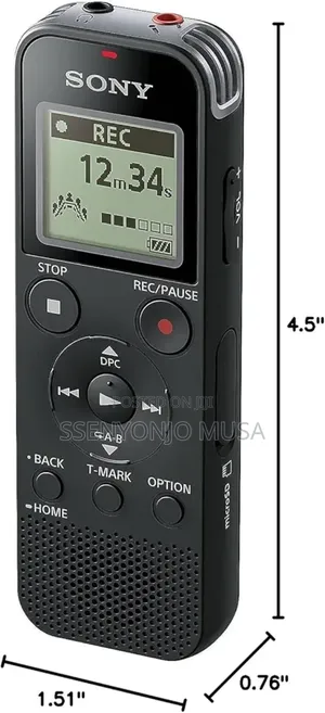 Sony Icd-Px370 Digital Voice Recorder - 159h Recording Time