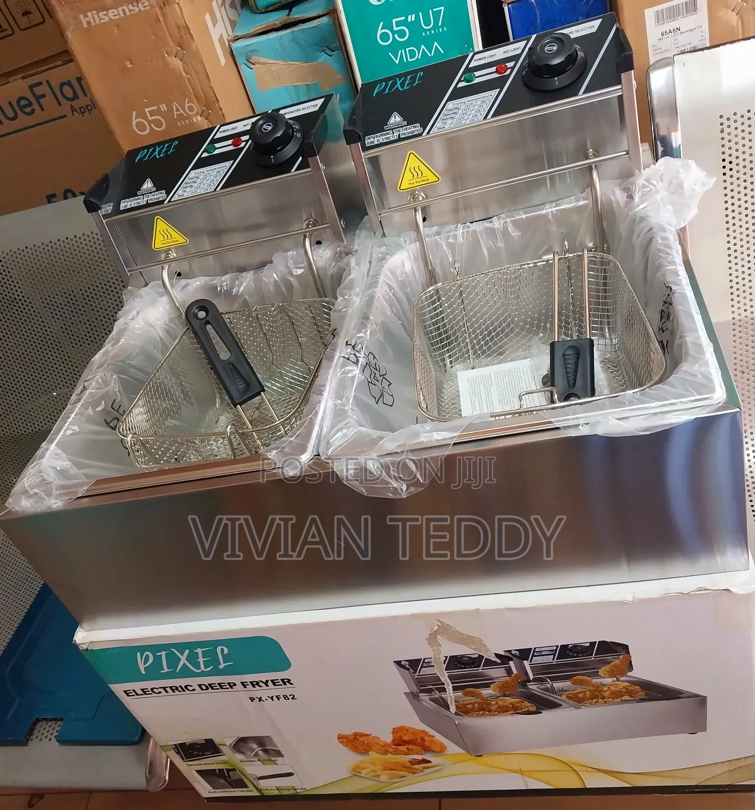 Doubble Door Pixil Deep Fryer