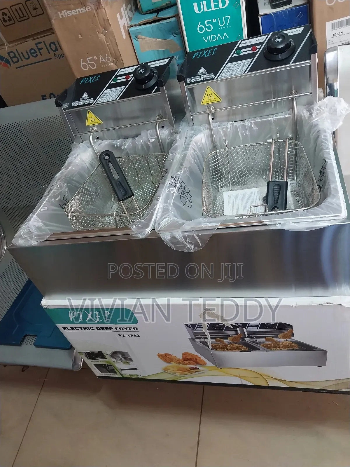 Doubble Door Pixil Deep Fryer
