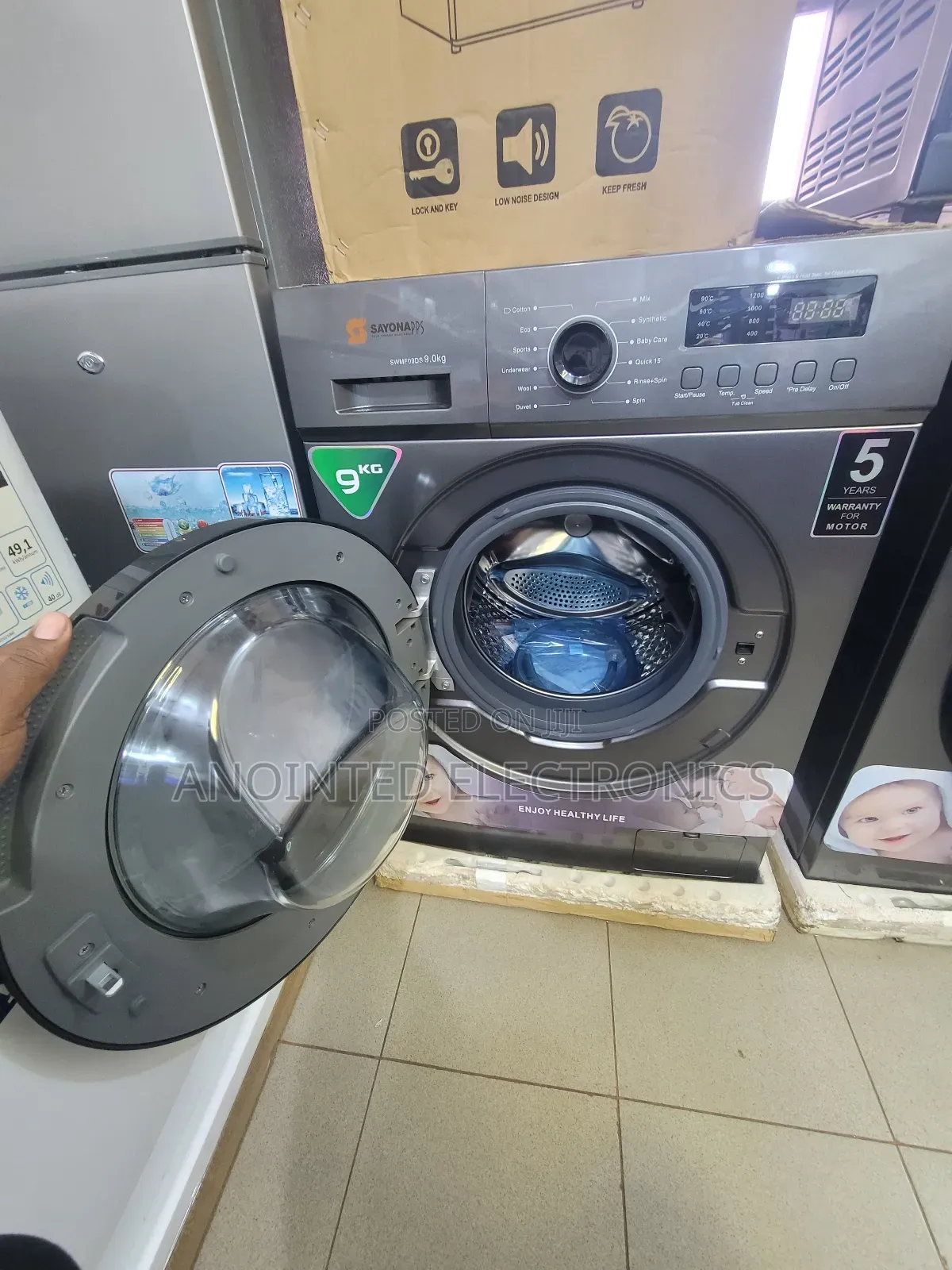 Washing Machine 9kg Sayona