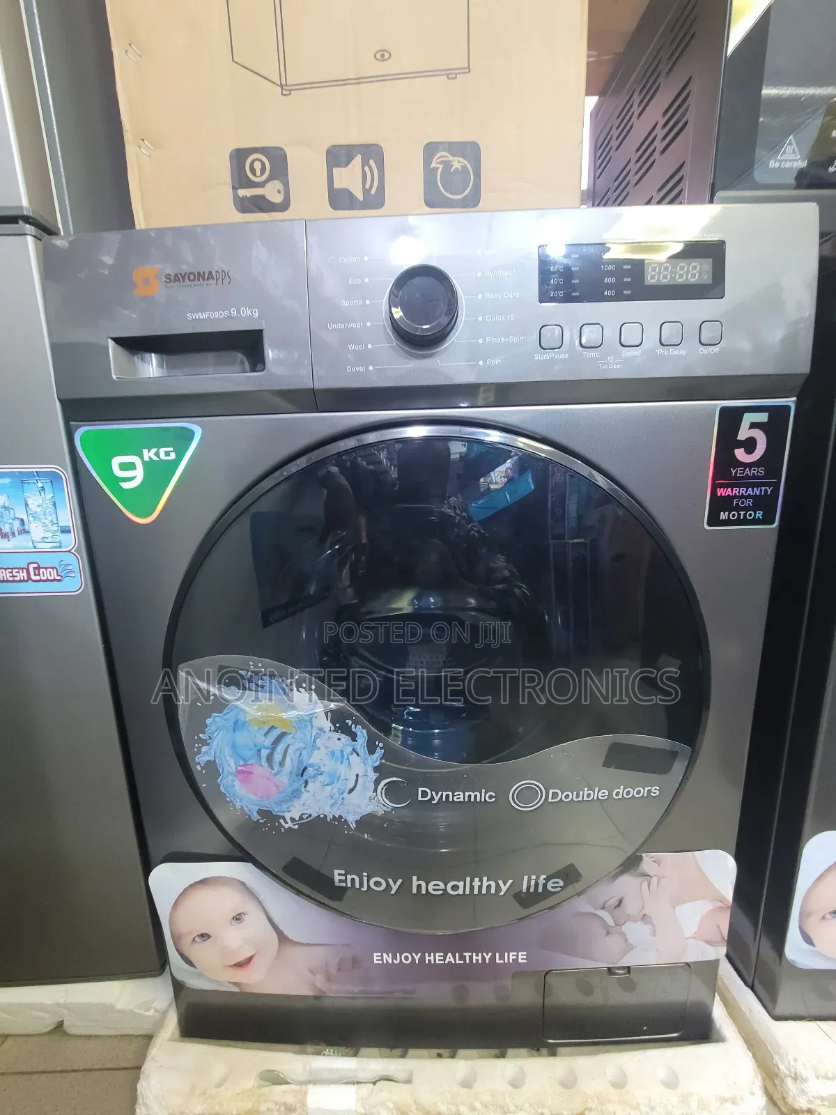 Sayona Washing Machine 9kg
