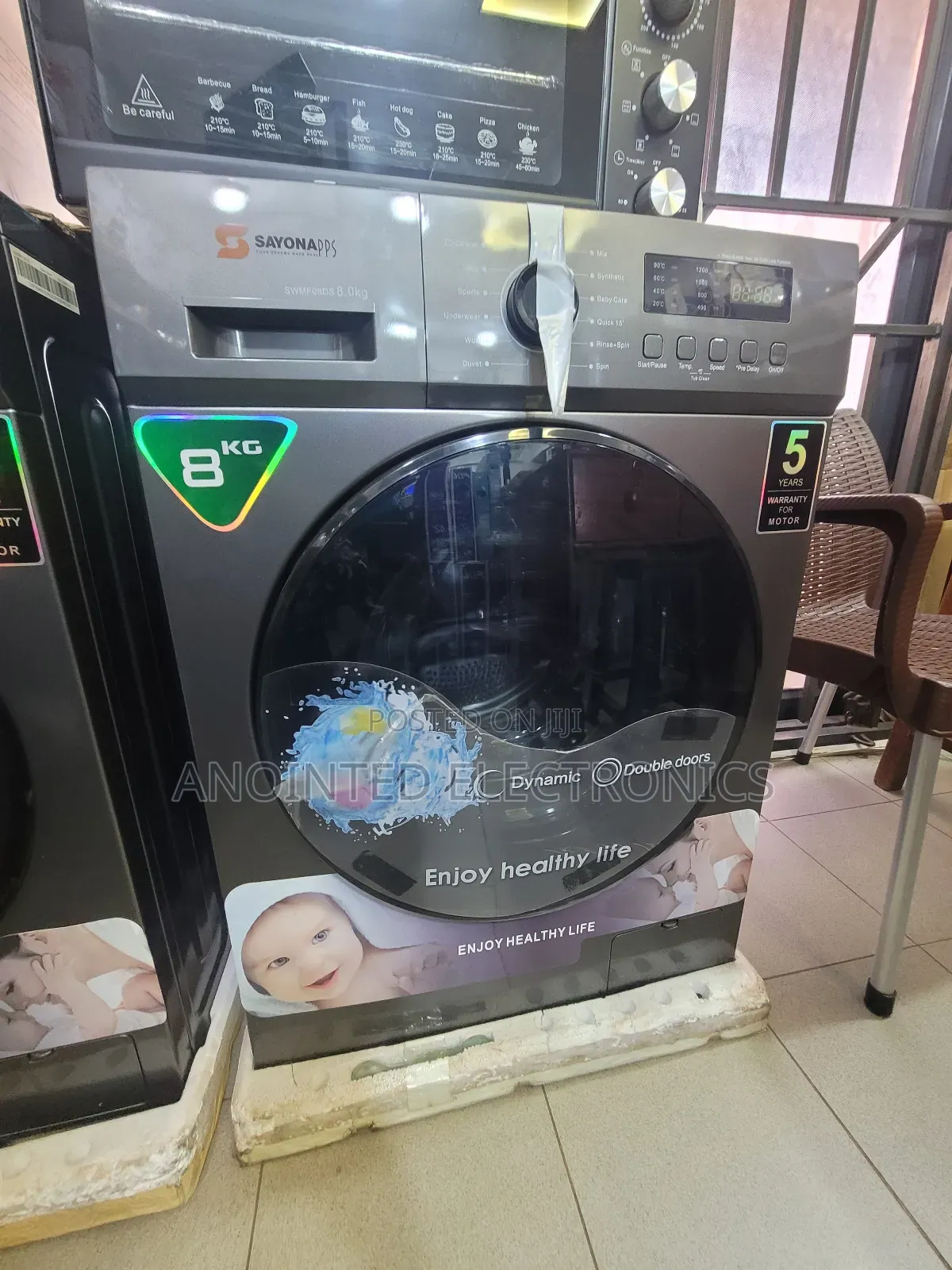 Sayona Washing Machine 8kg