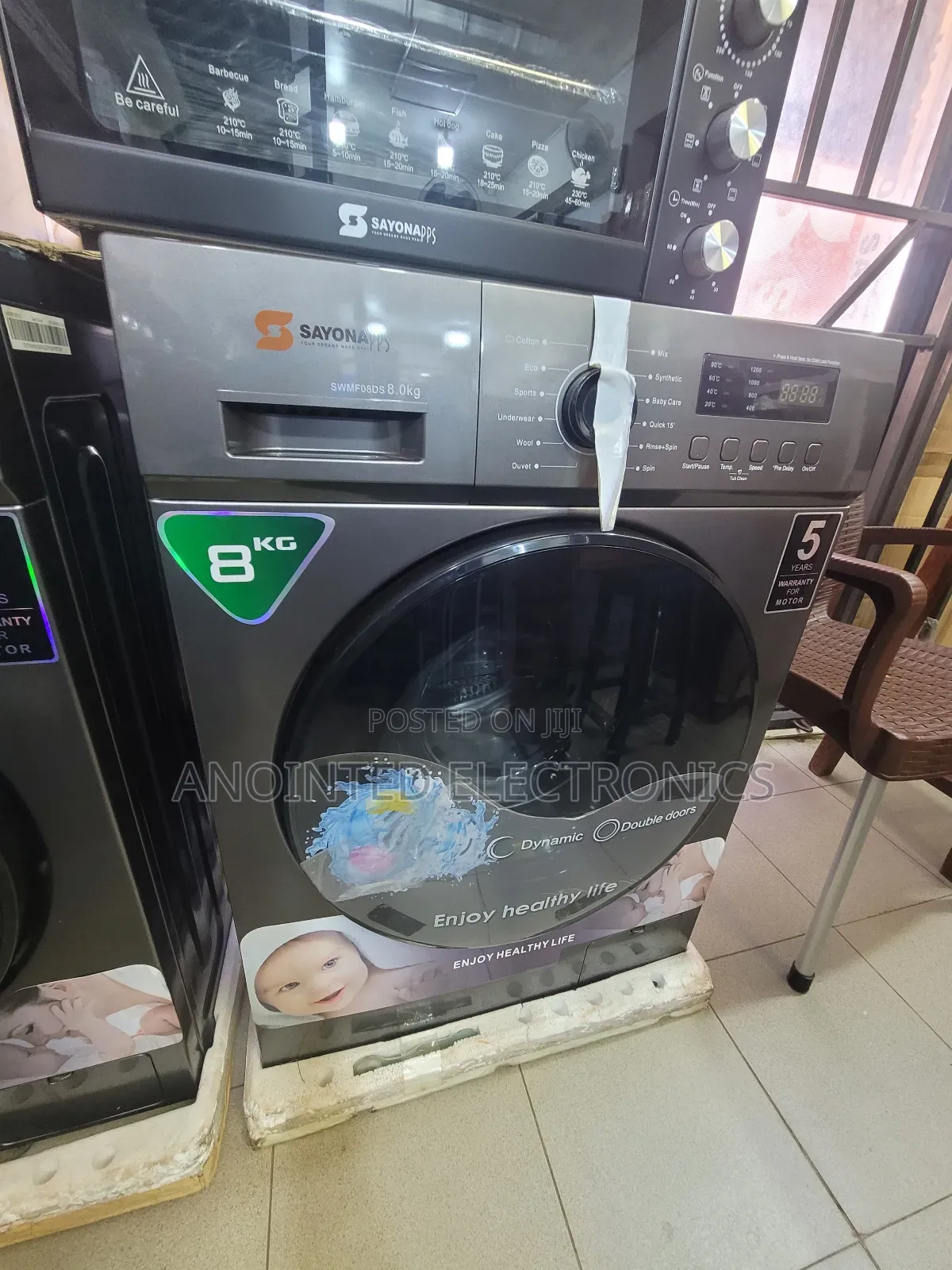 Sayona Washing Machine 8kg