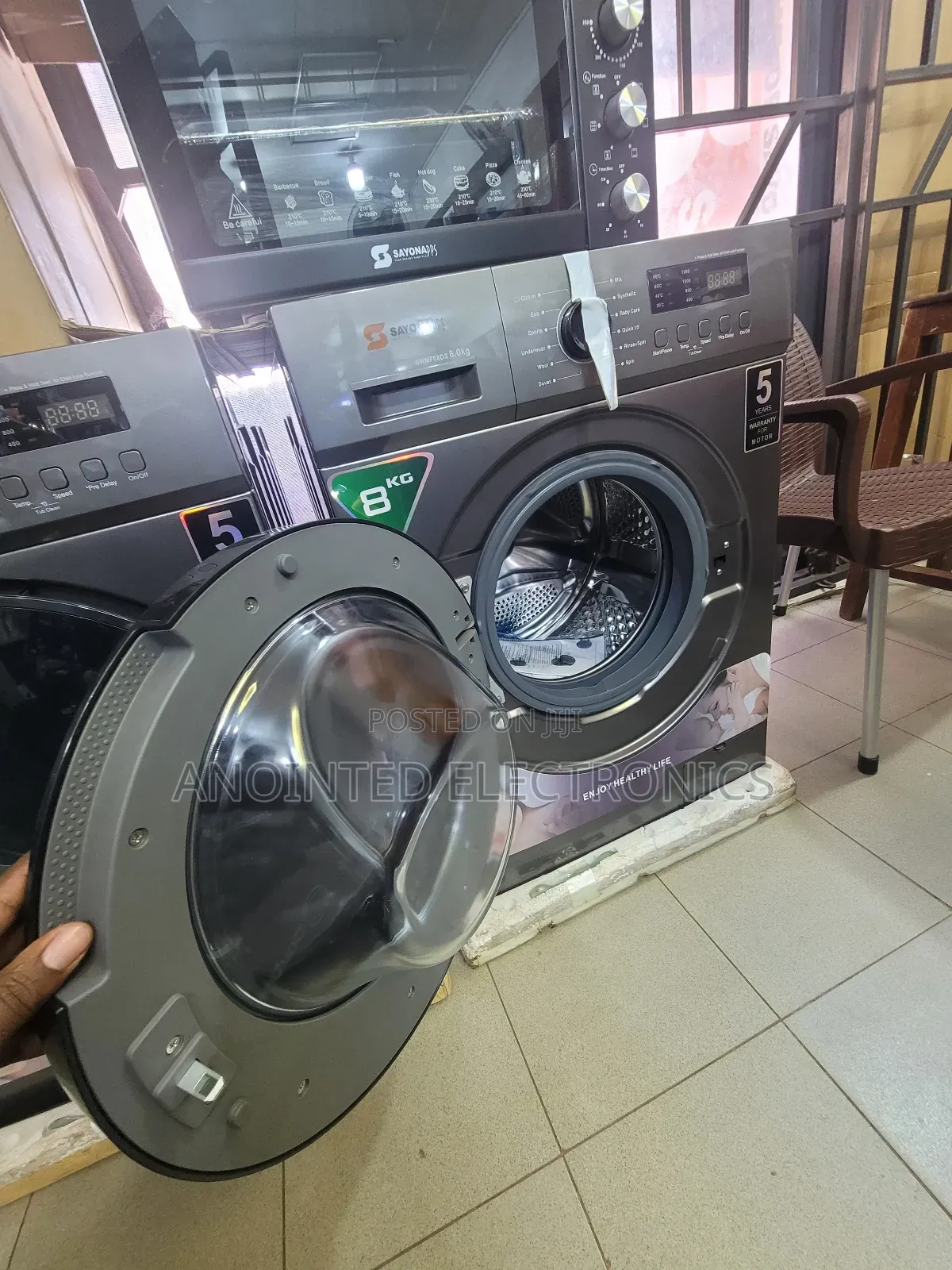 Sayona Washing Machine 8kg