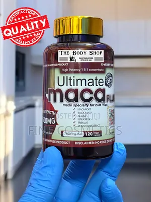 Genuine Ultimate Maca Plus |Hip + Butt Enlargement 120 Pills