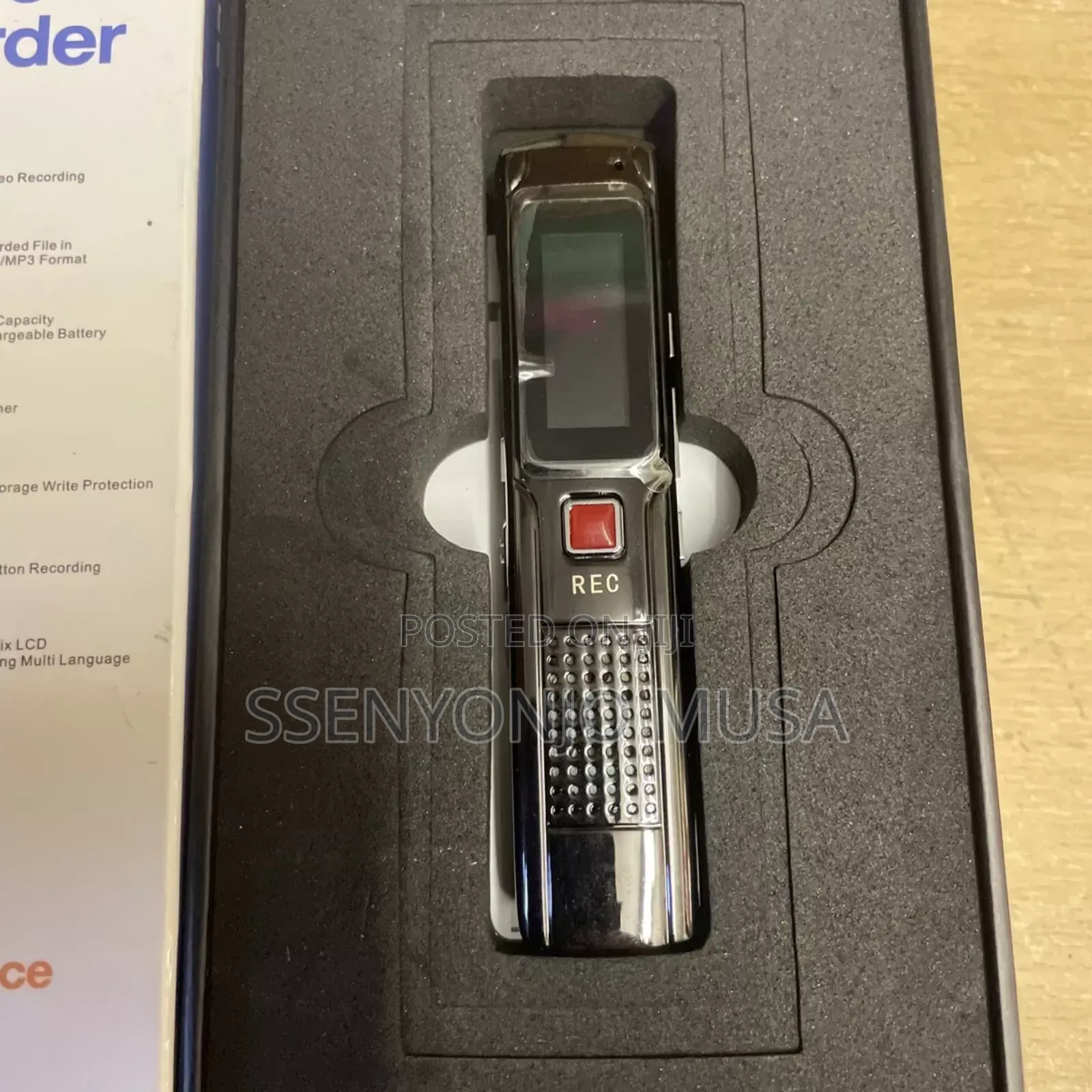 Professional 8gb Digital Voice Recorder - Voice Activated-