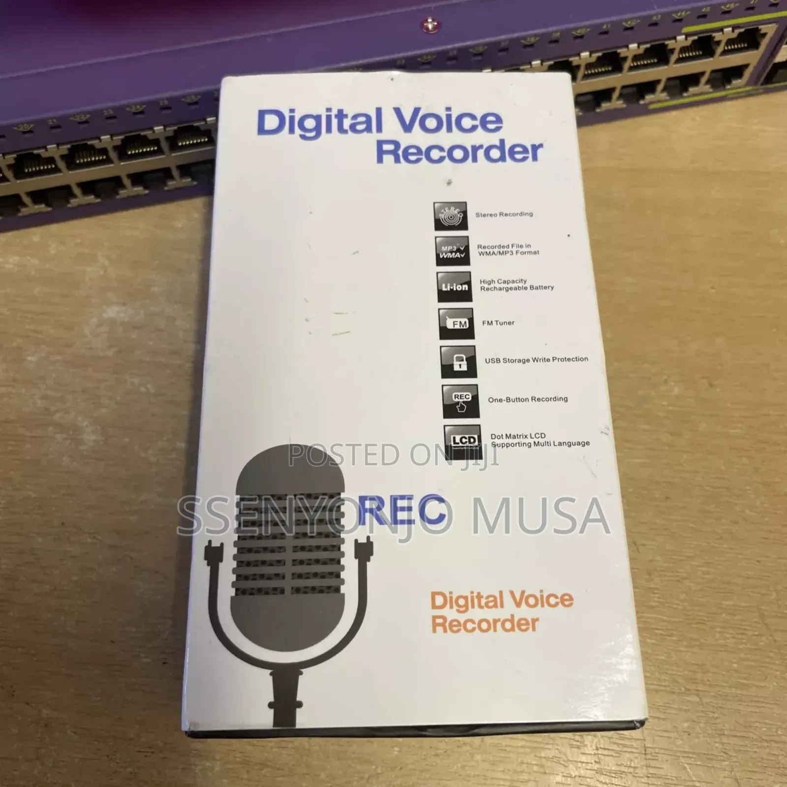Professional 8gb Digital Voice Recorder - Voice Activated-