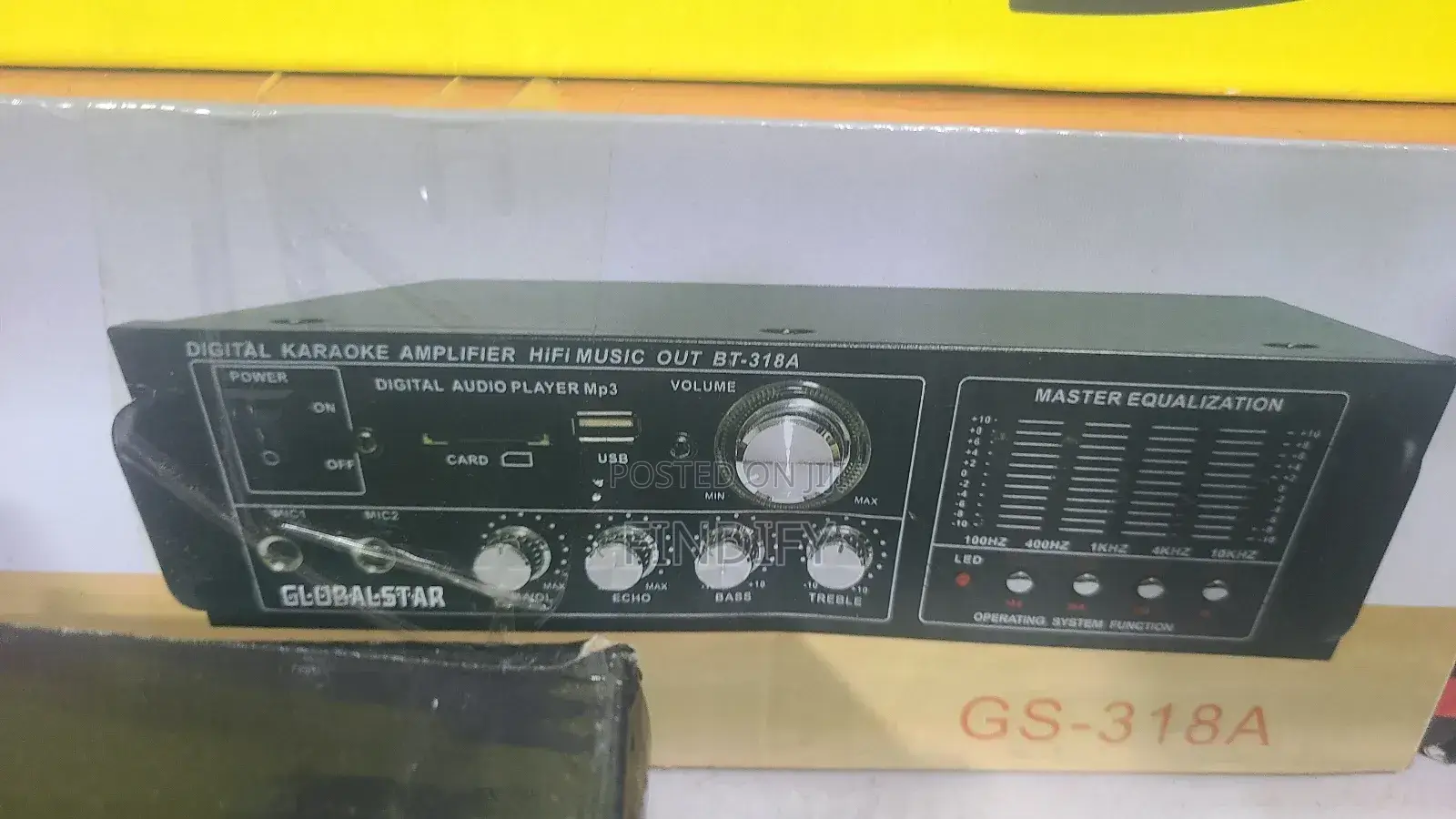 Digital Karaoke Amplifier Hifi Music Out Bt-318a