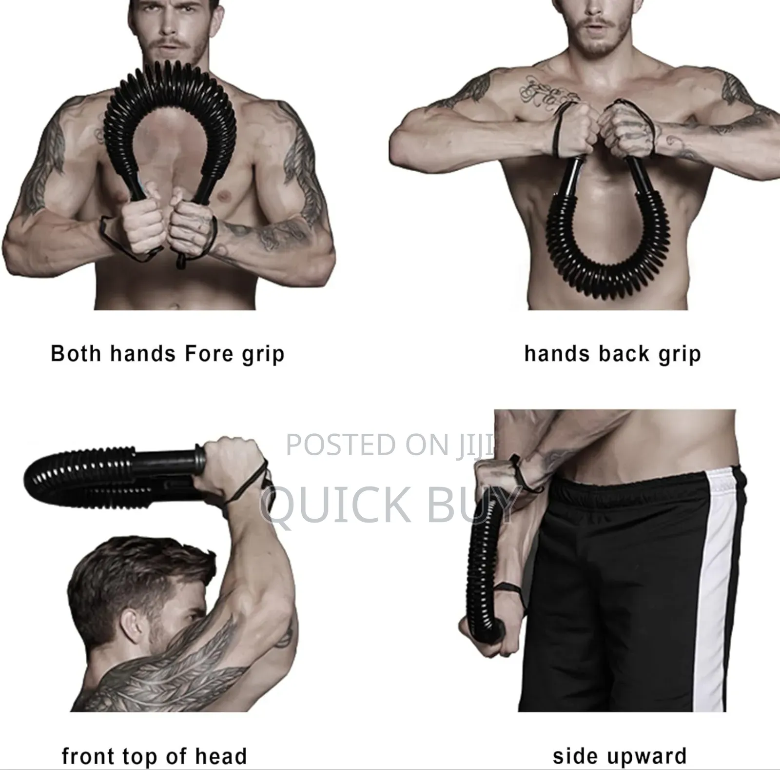 Heavy-Duty 60kg Spring Power Twister Exercise Bar