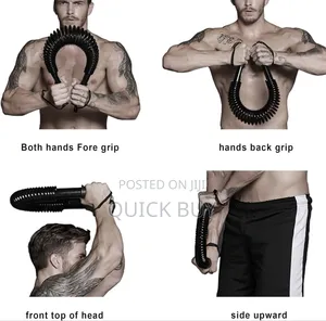 Heavy-Duty 60kg Spring Power Twister Exercise Bar