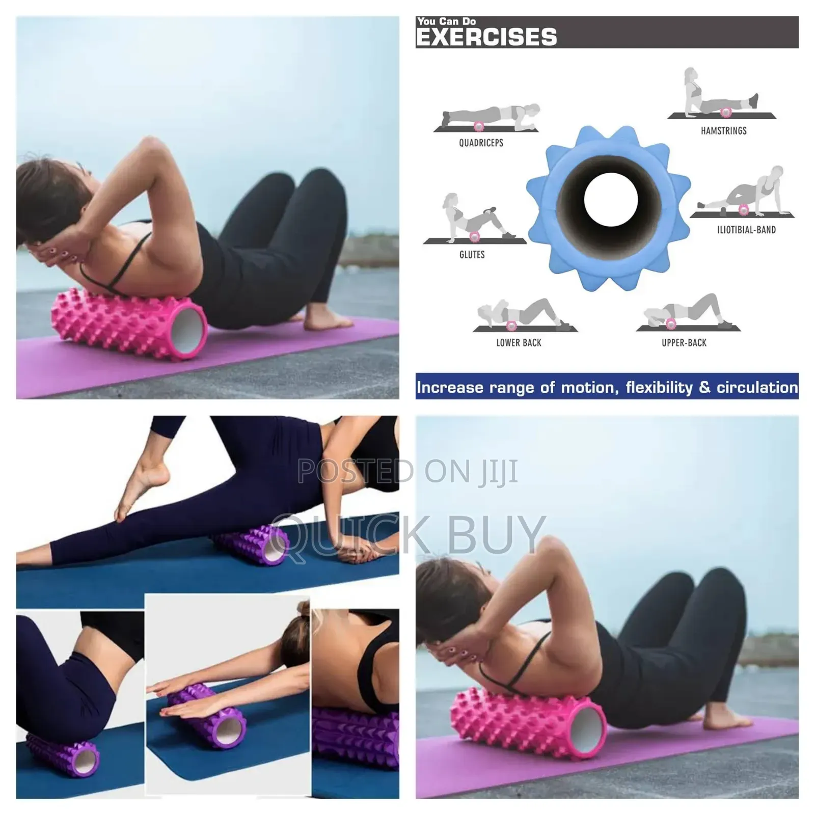 Super Quality Yoga Foam Roller Exercise Back Muscle